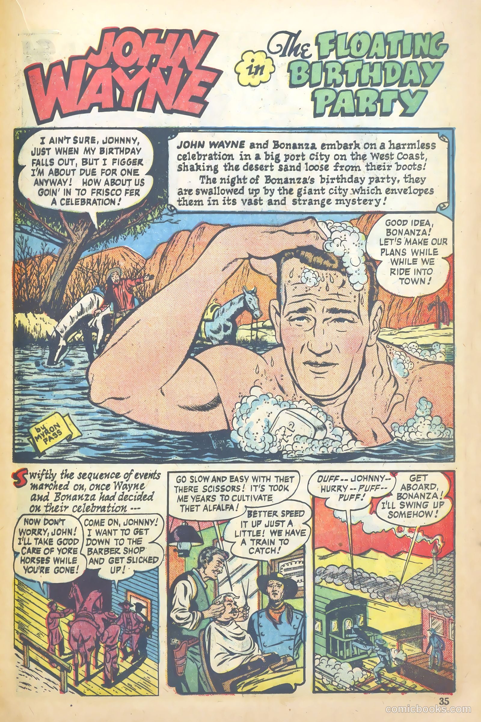 John Wayne Adventure Comics #7 — page 35 of 52
