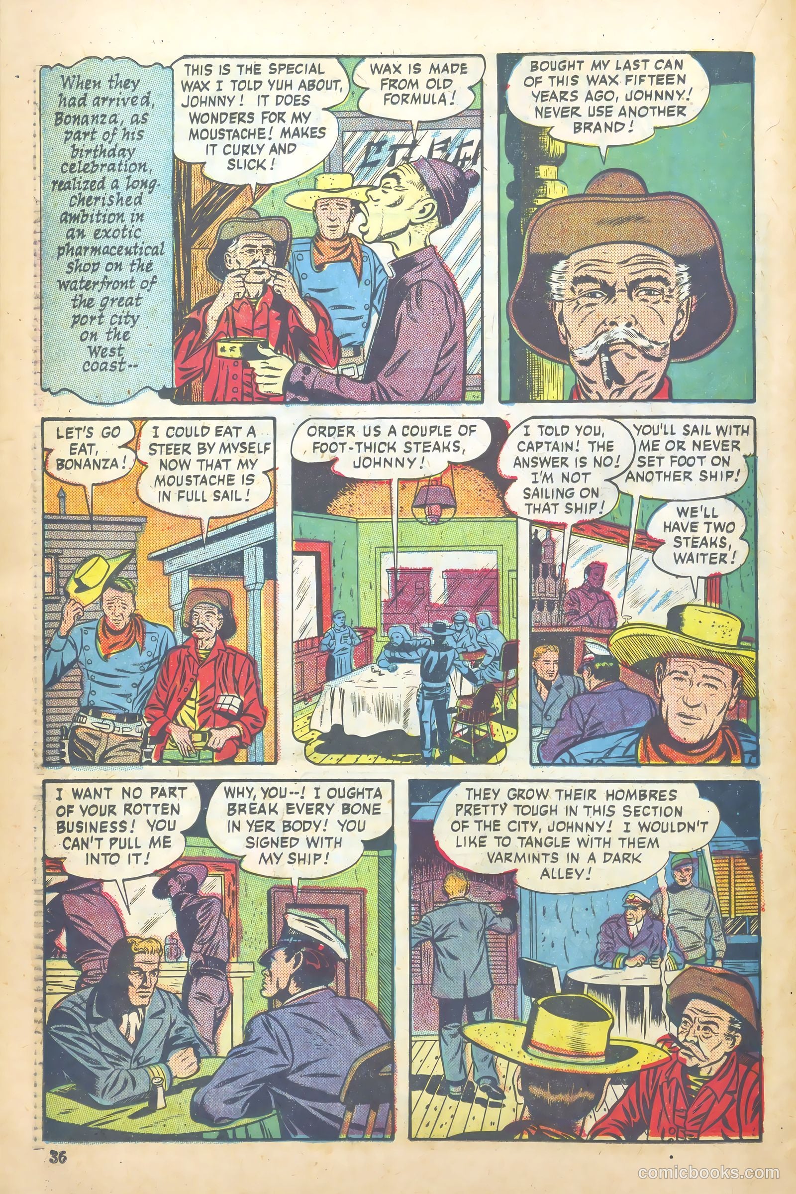John Wayne Adventure Comics #7 — page 36 of 52