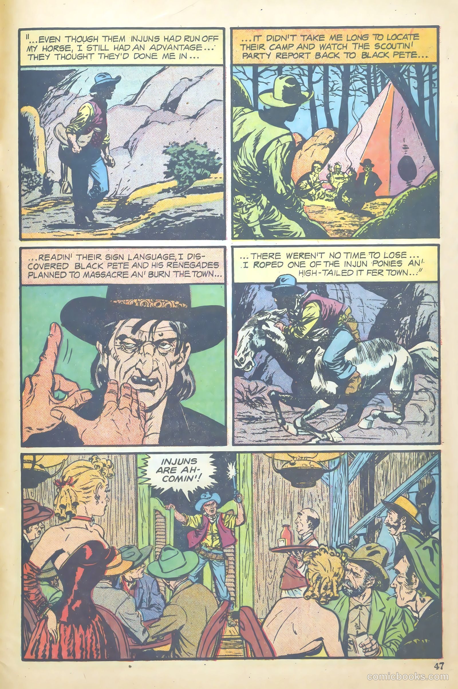 John Wayne Adventure Comics #7 — page 47 of 52