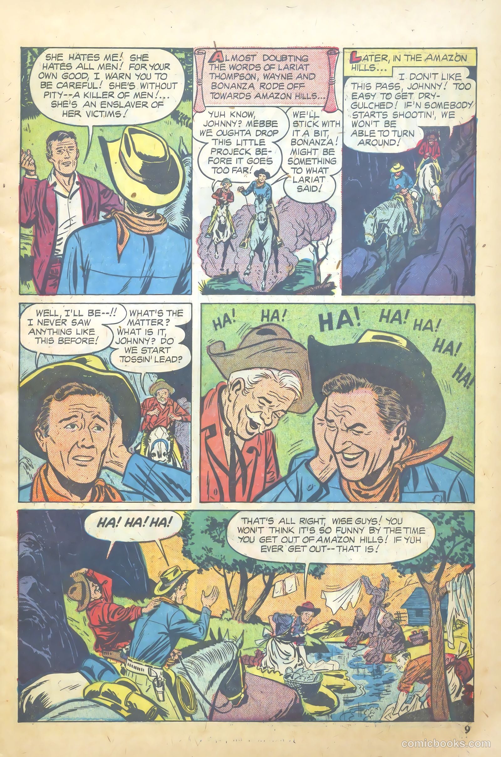 John Wayne Adventure Comics #7 — page 9 of 52