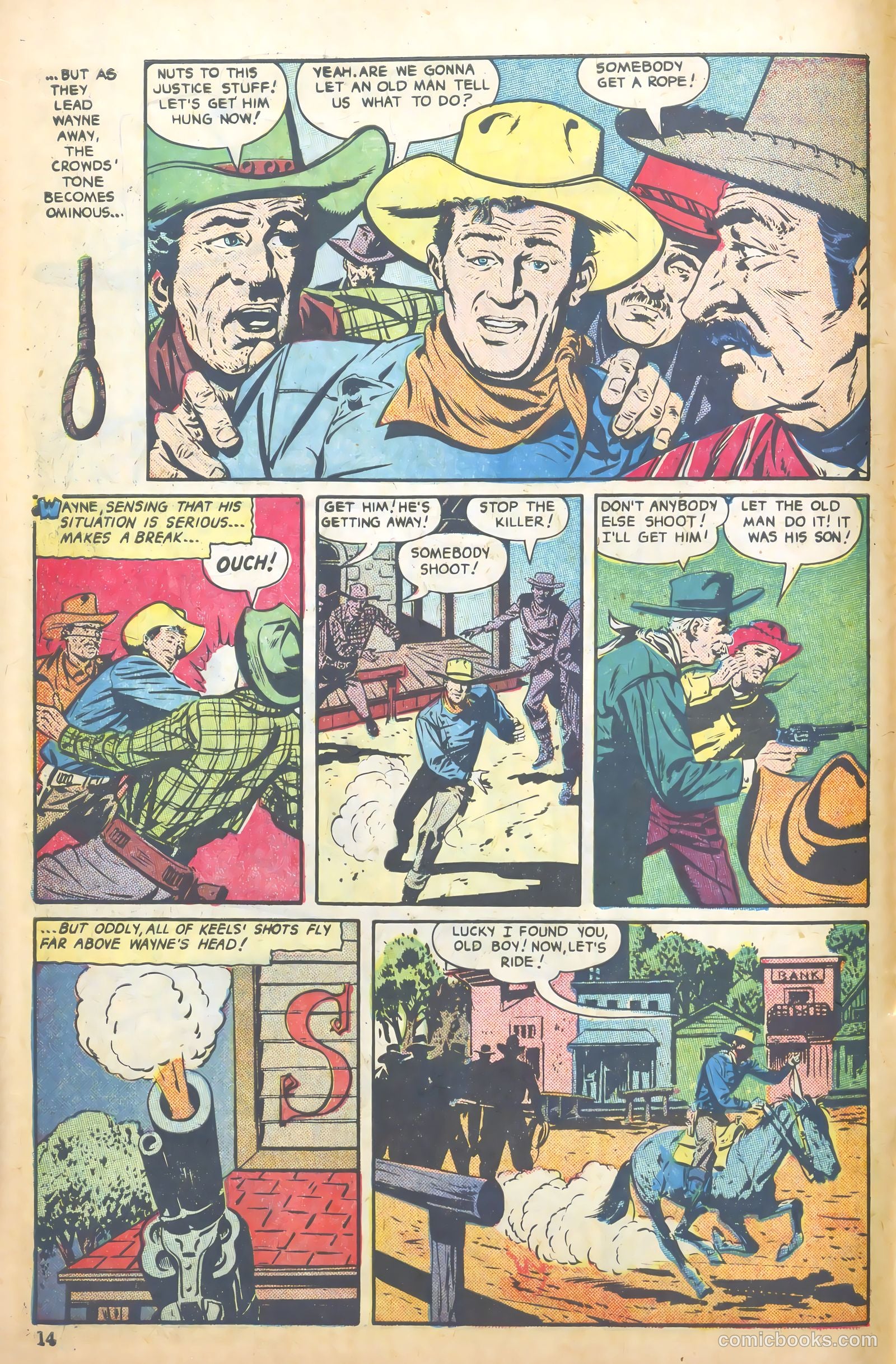 John Wayne Adventure Comics #7 — page 14 of 52