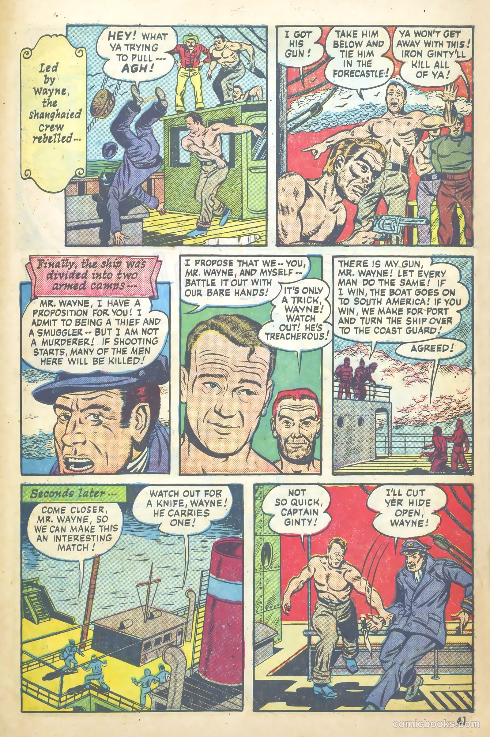 John Wayne Adventure Comics #7 — page 41 of 52