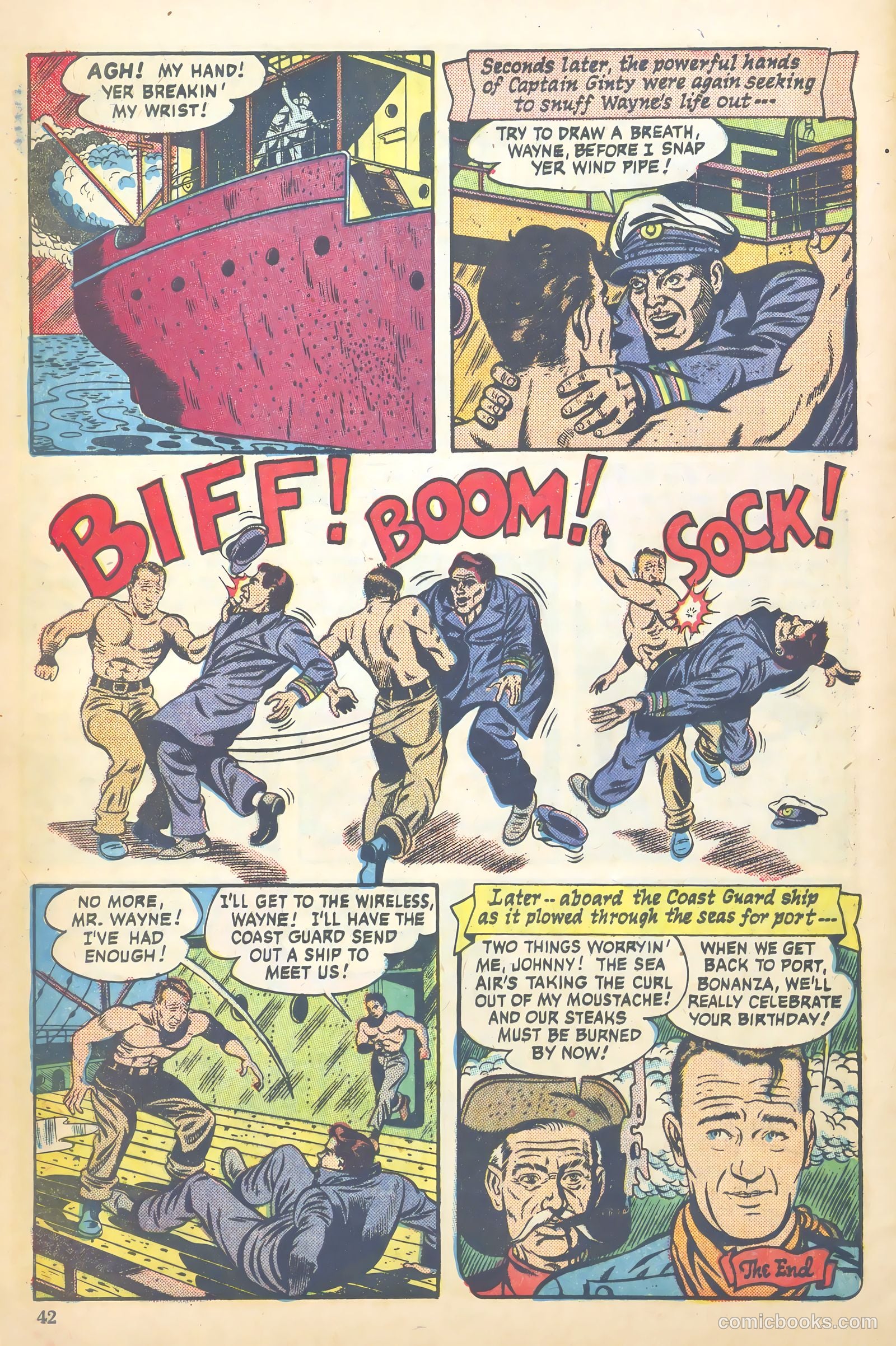 John Wayne Adventure Comics #7 — page 42 of 52