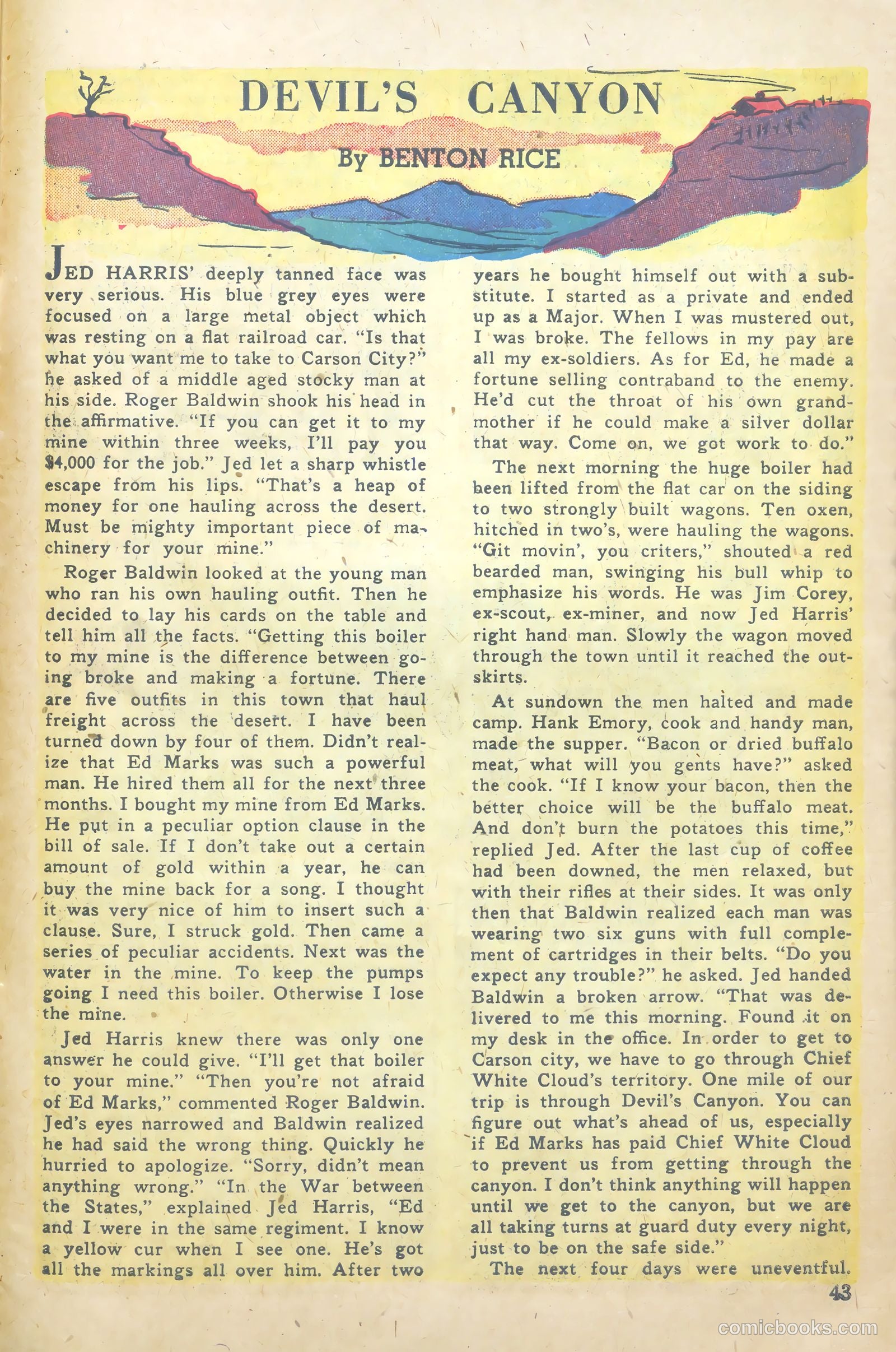 John Wayne Adventure Comics #7 — page 43 of 52