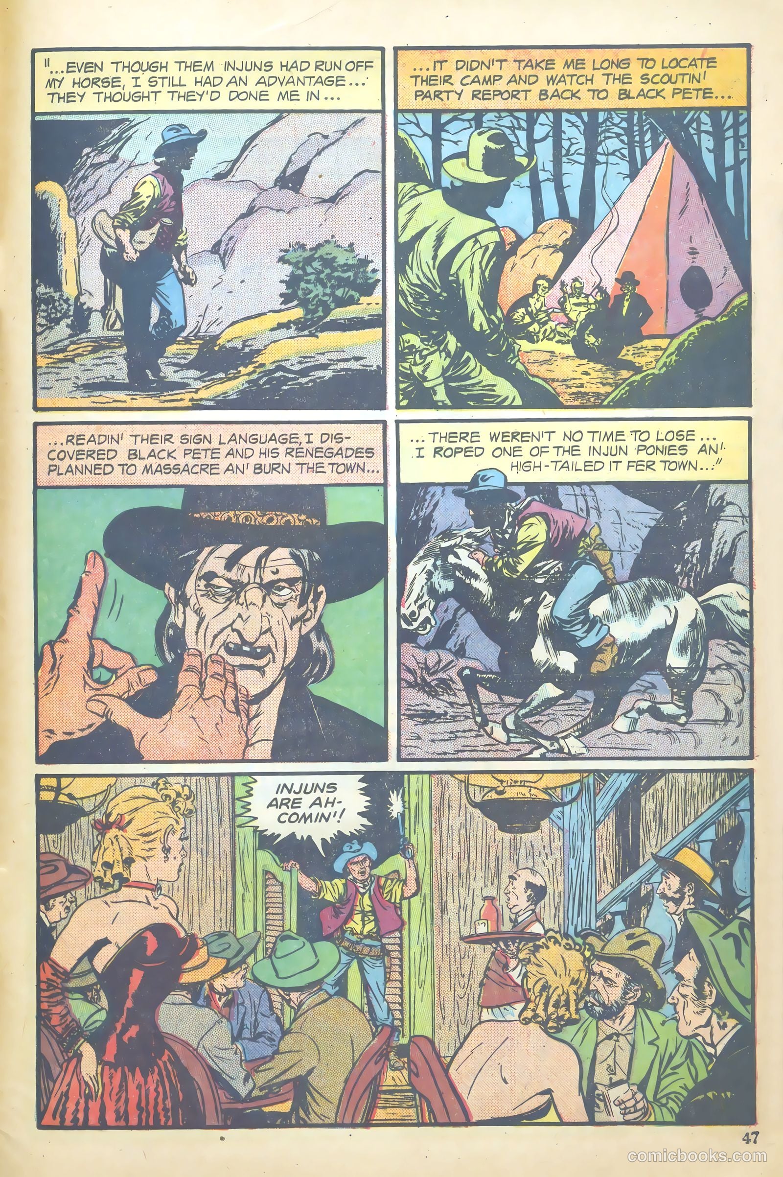 John Wayne Adventure Comics #7 — page 47 of 52