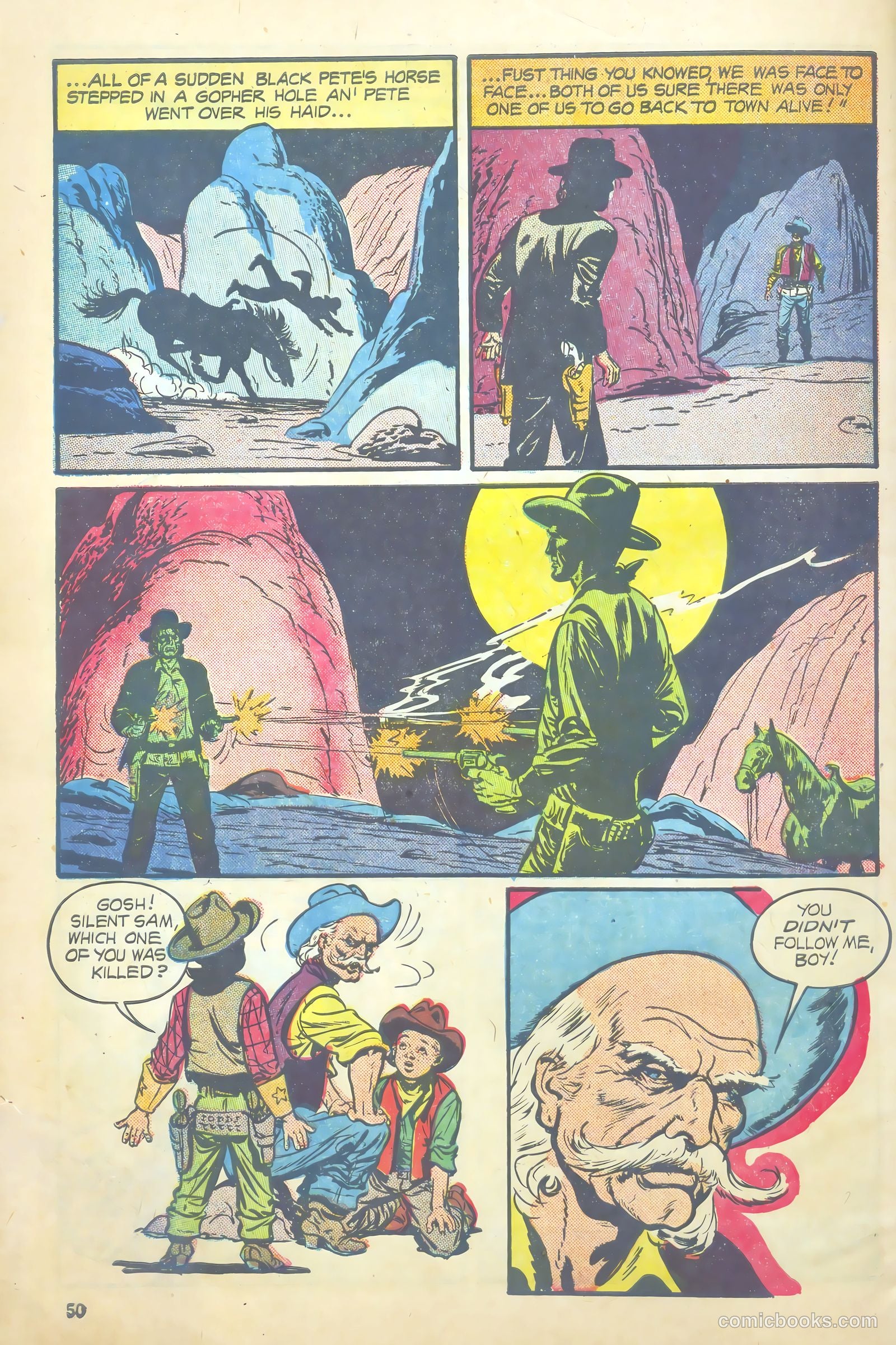 John Wayne Adventure Comics #7 — page 50 of 52