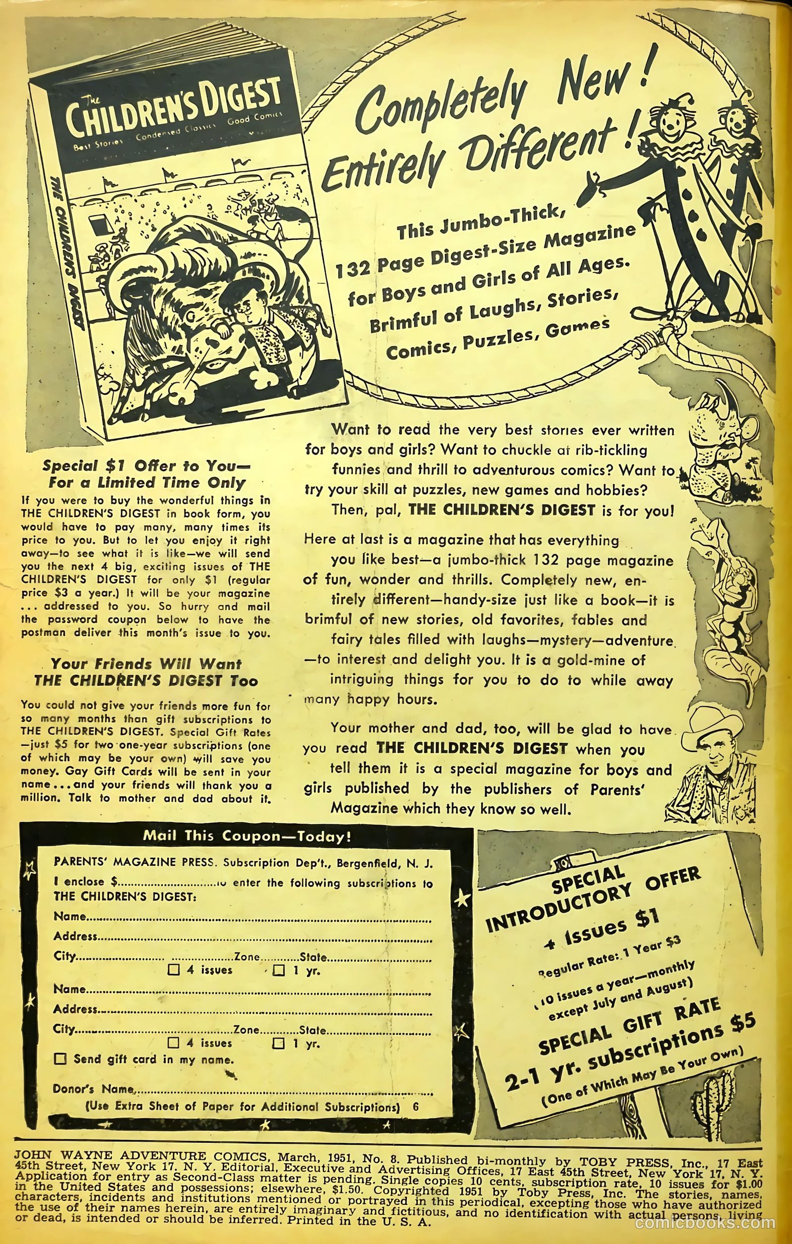 John Wayne Adventure Comics #8 — page 2 of 36