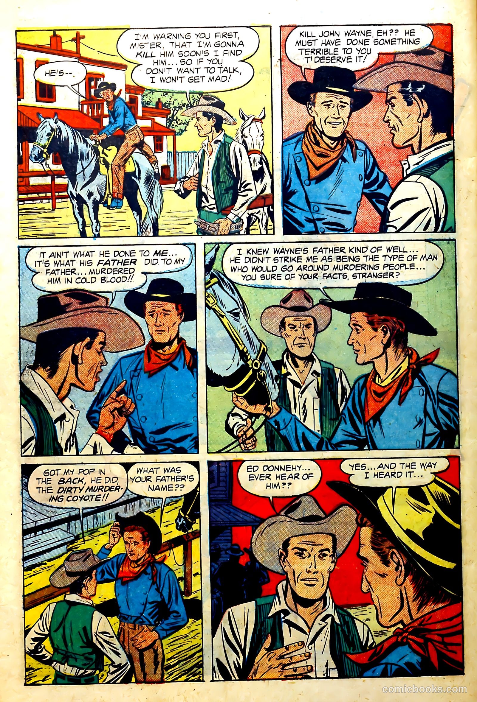 John Wayne Adventure Comics #8 — page 28 of 36