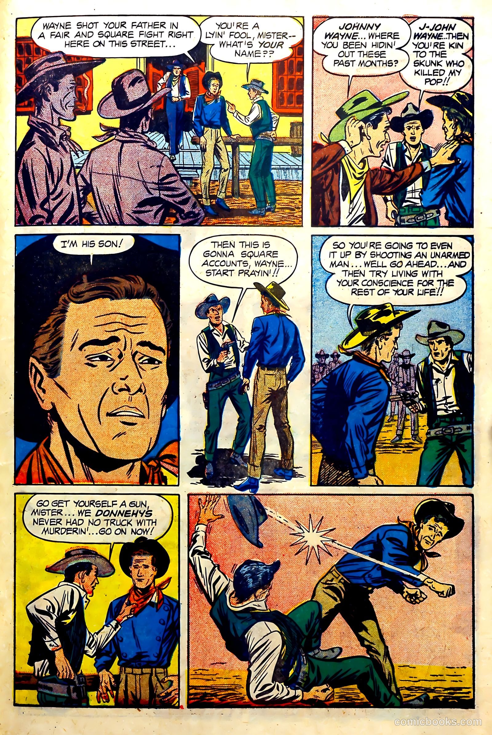 John Wayne Adventure Comics #8 — page 29 of 36
