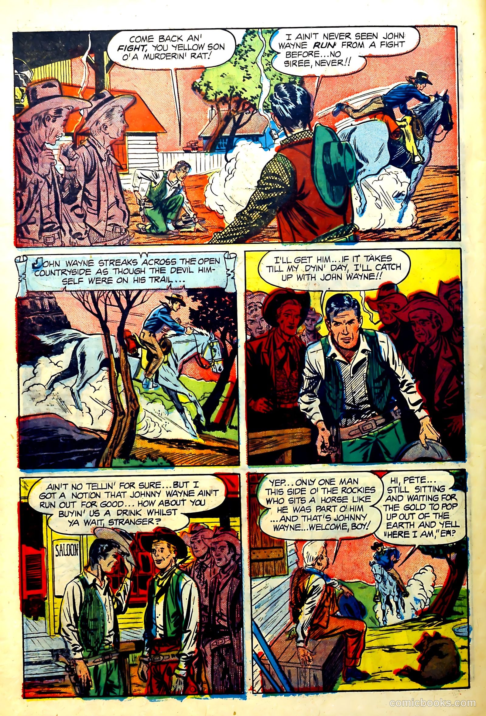 John Wayne Adventure Comics #8 — page 30 of 36