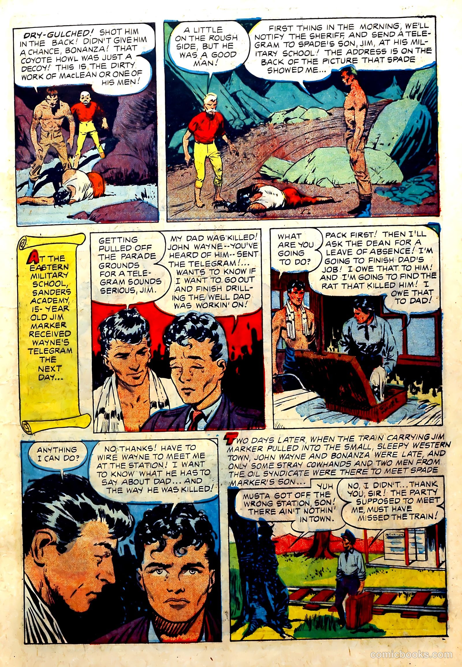 John Wayne Adventure Comics #8 — page 9 of 36
