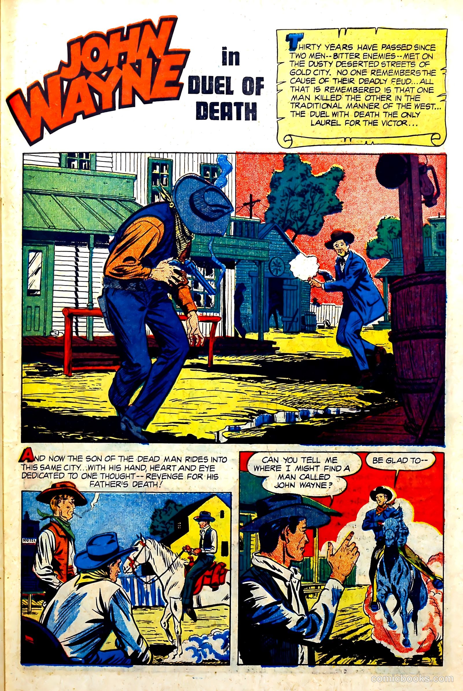 John Wayne Adventure Comics #8 — page 27 of 36