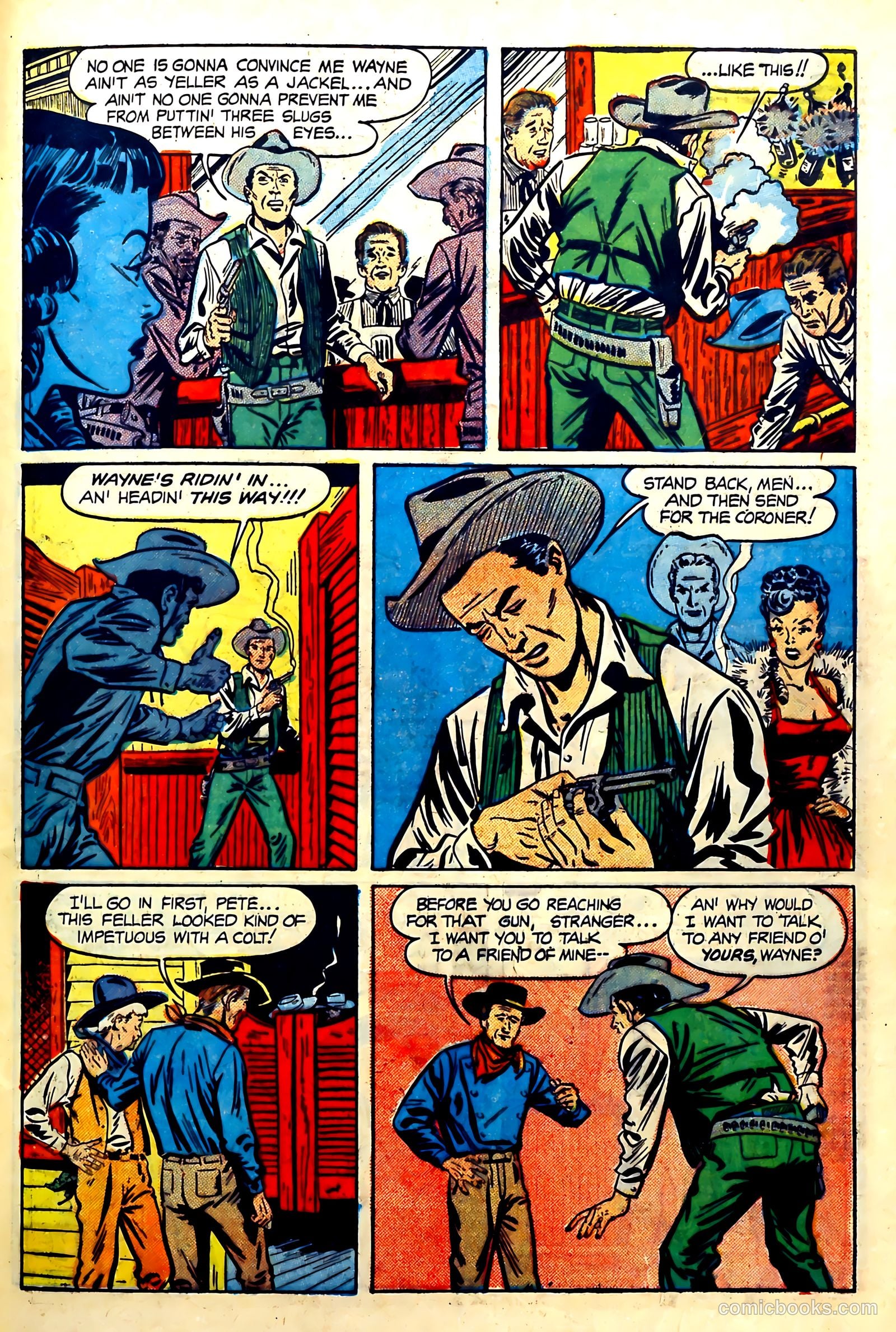 John Wayne Adventure Comics #8 — page 31 of 36