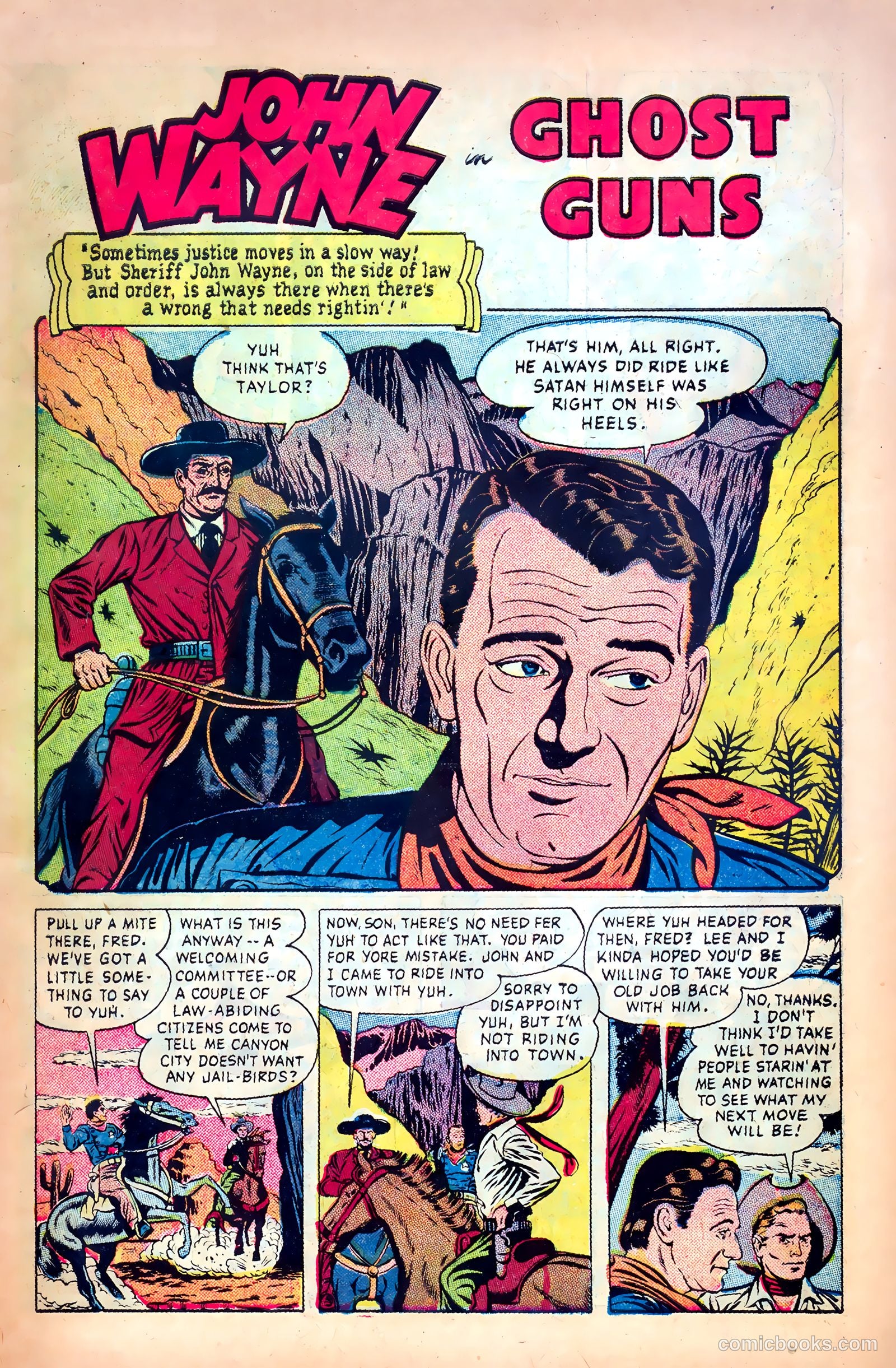 John Wayne Adventure Comics #9 — page 3 of 36