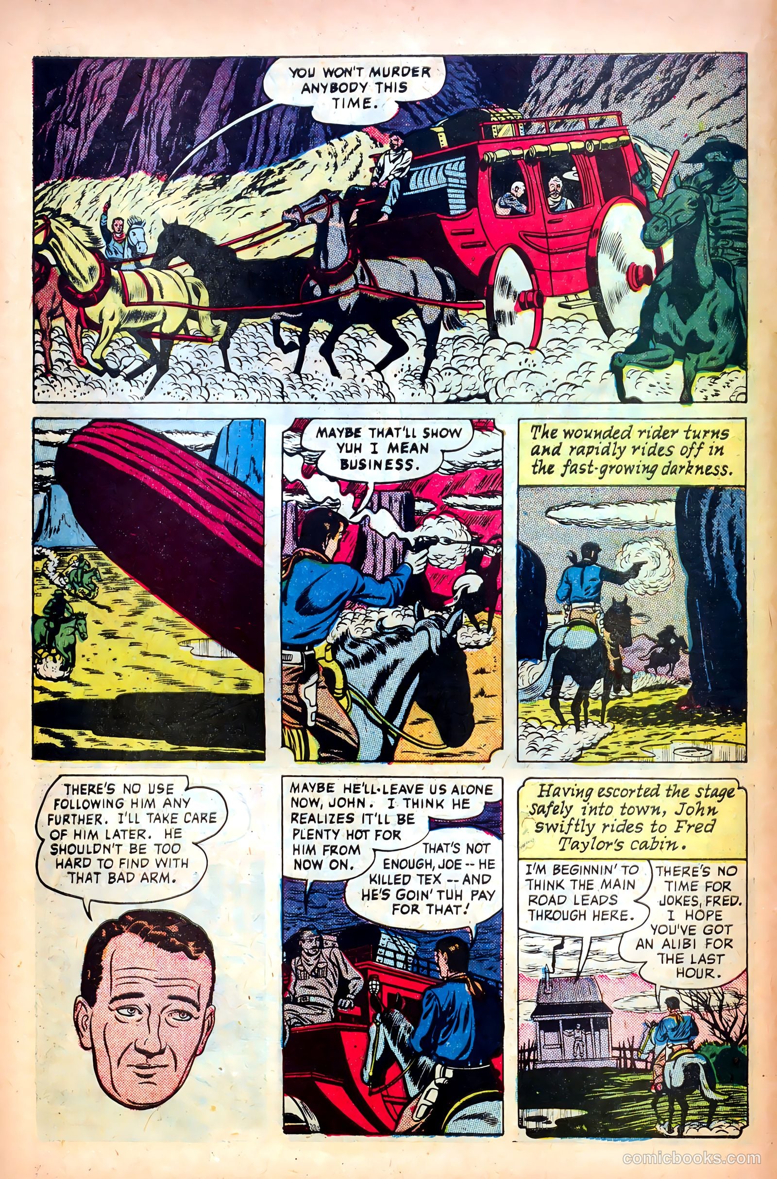John Wayne Adventure Comics #9 — page 8 of 36