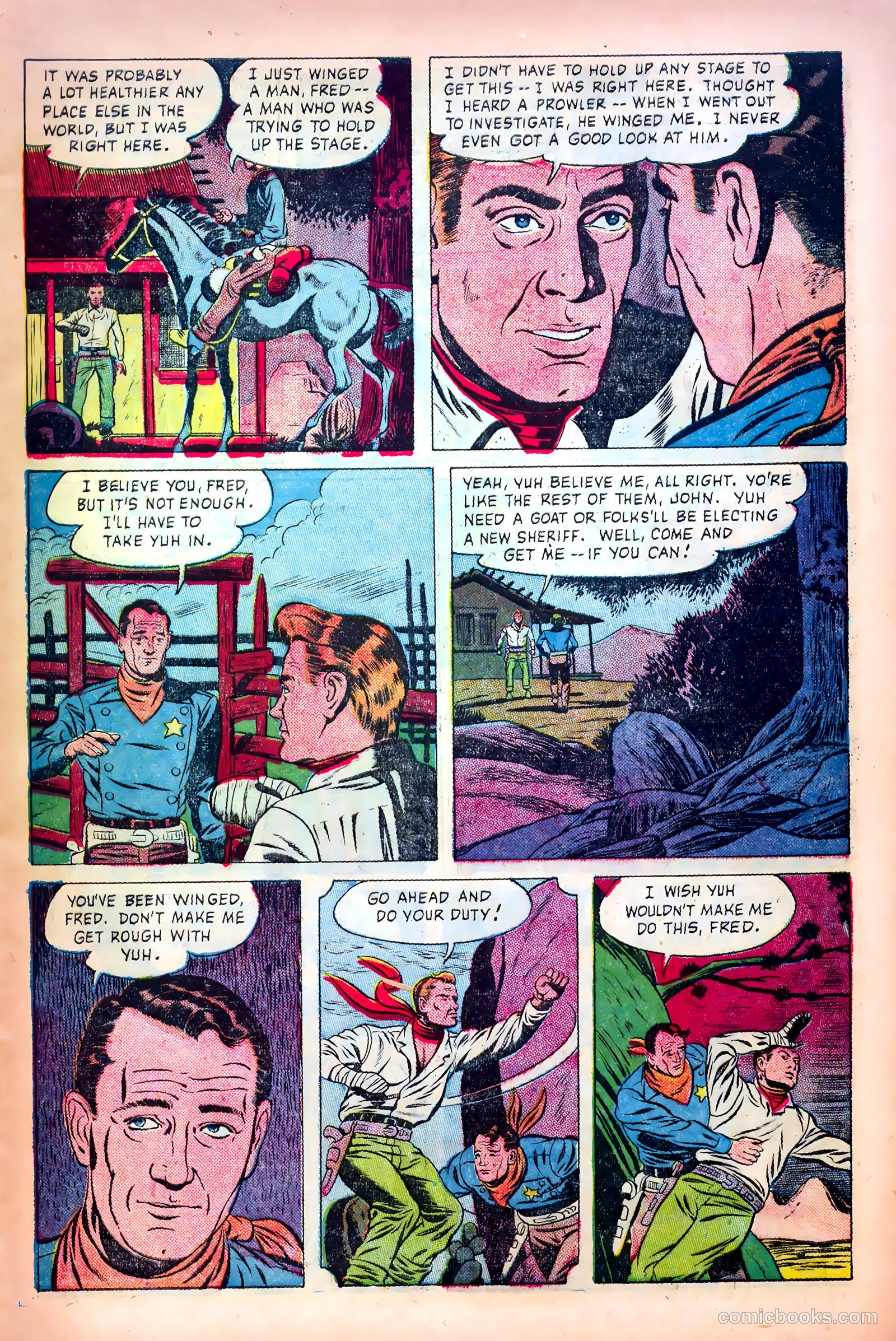 John Wayne Adventure Comics #9 — page 9 of 36