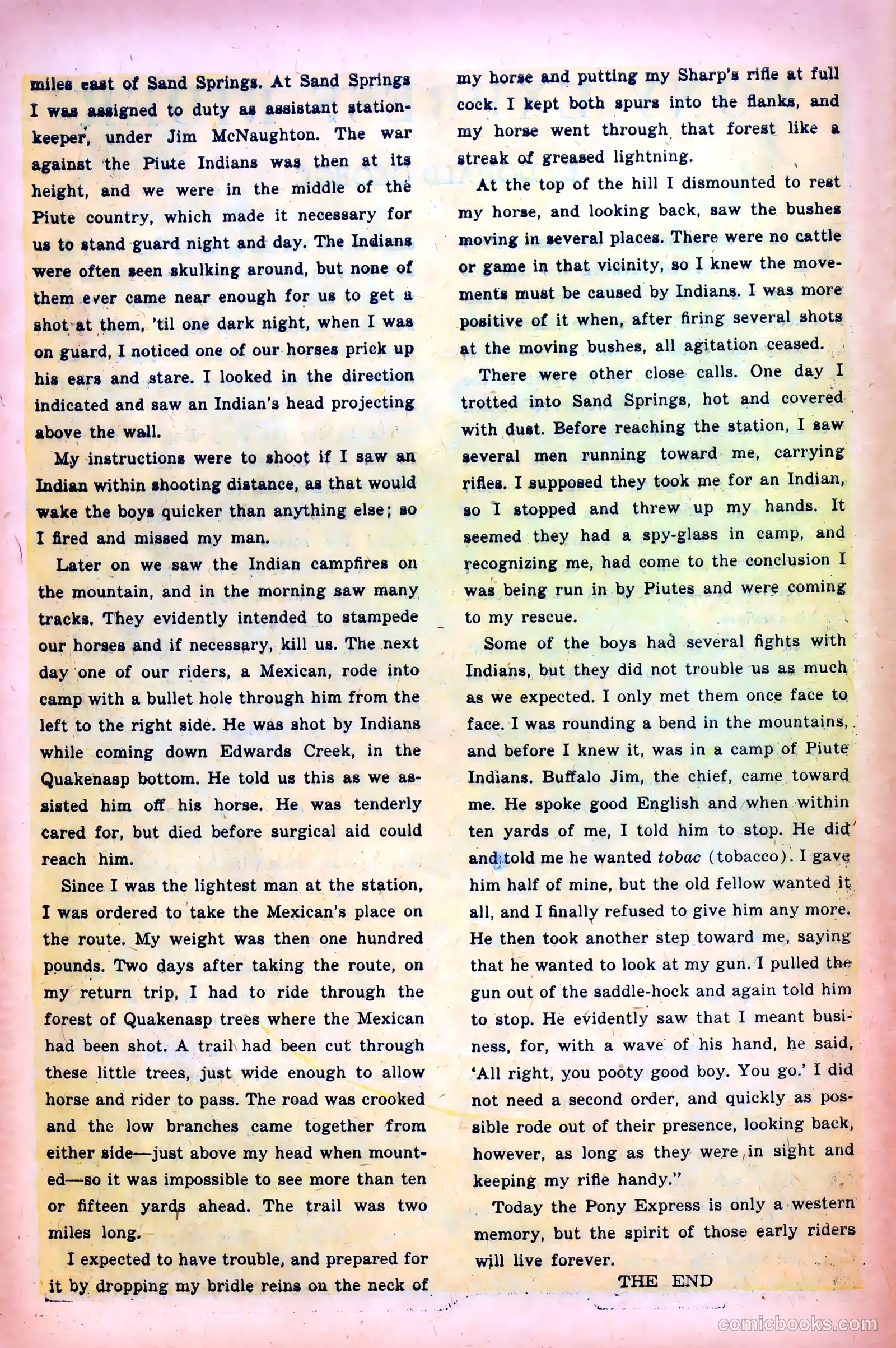 John Wayne Adventure Comics #9 — page 28 of 36
