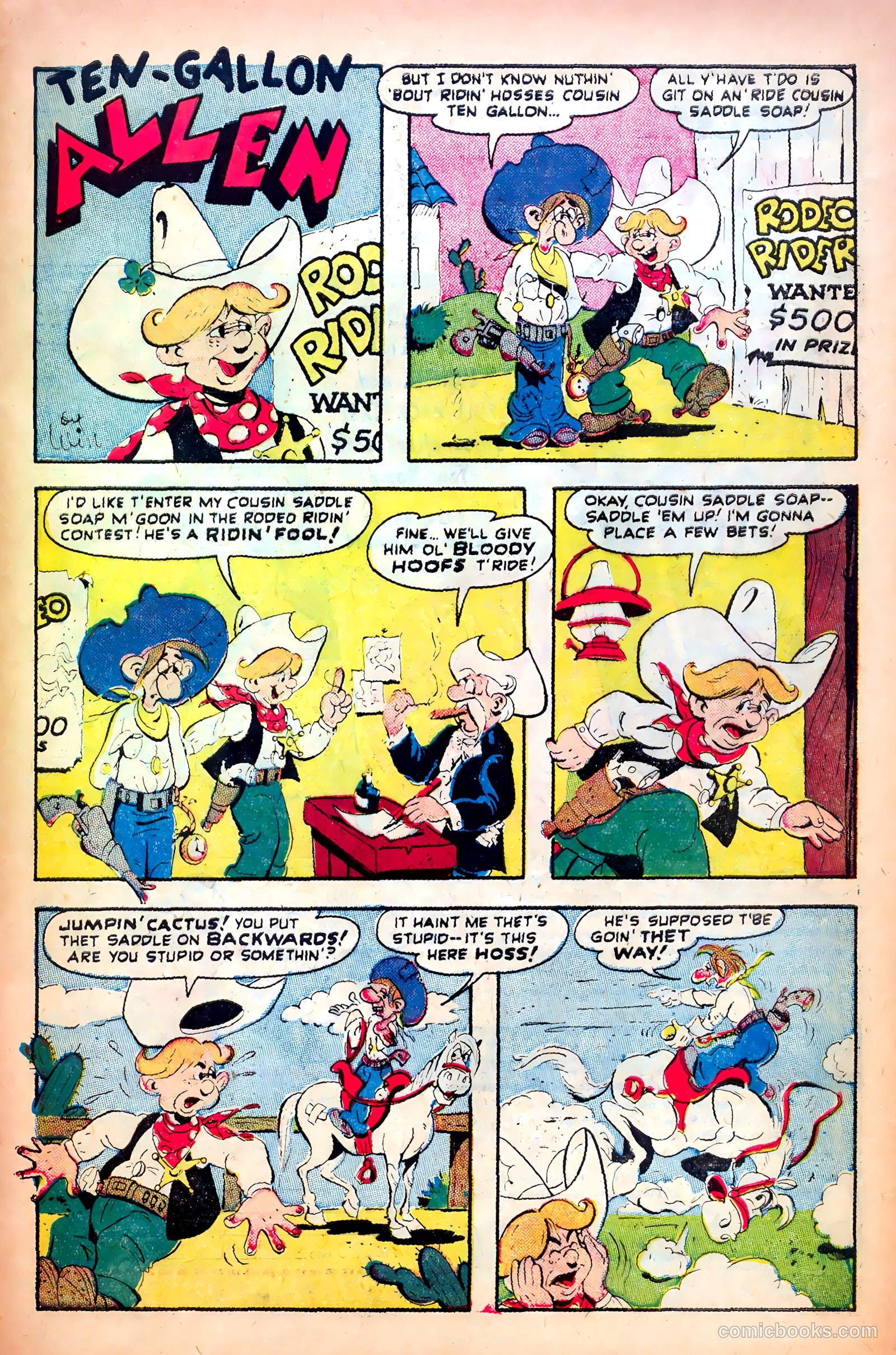 John Wayne Adventure Comics #9 — page 33 of 36
