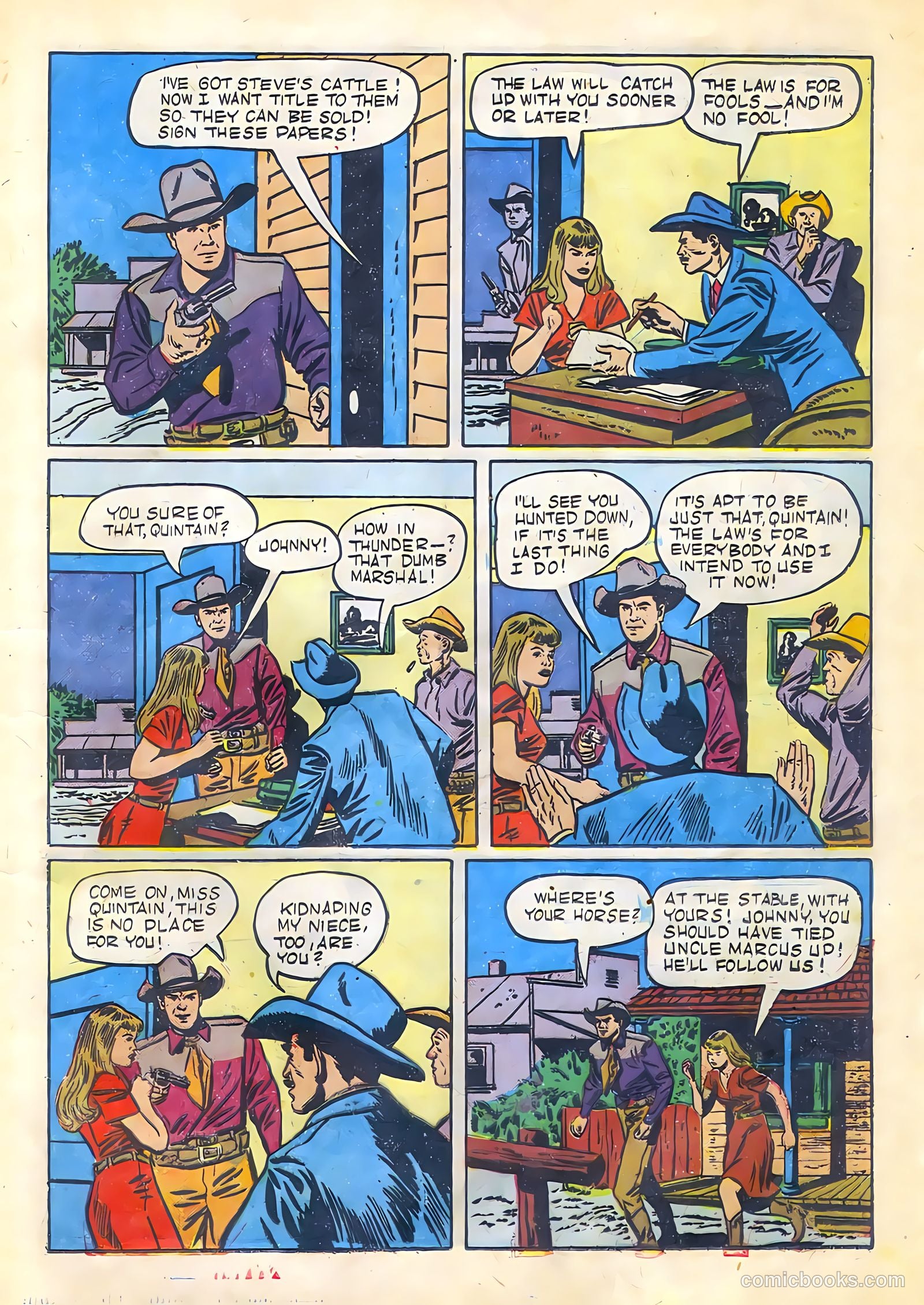 Johnny Mack Brown #1 — page 23 of 52