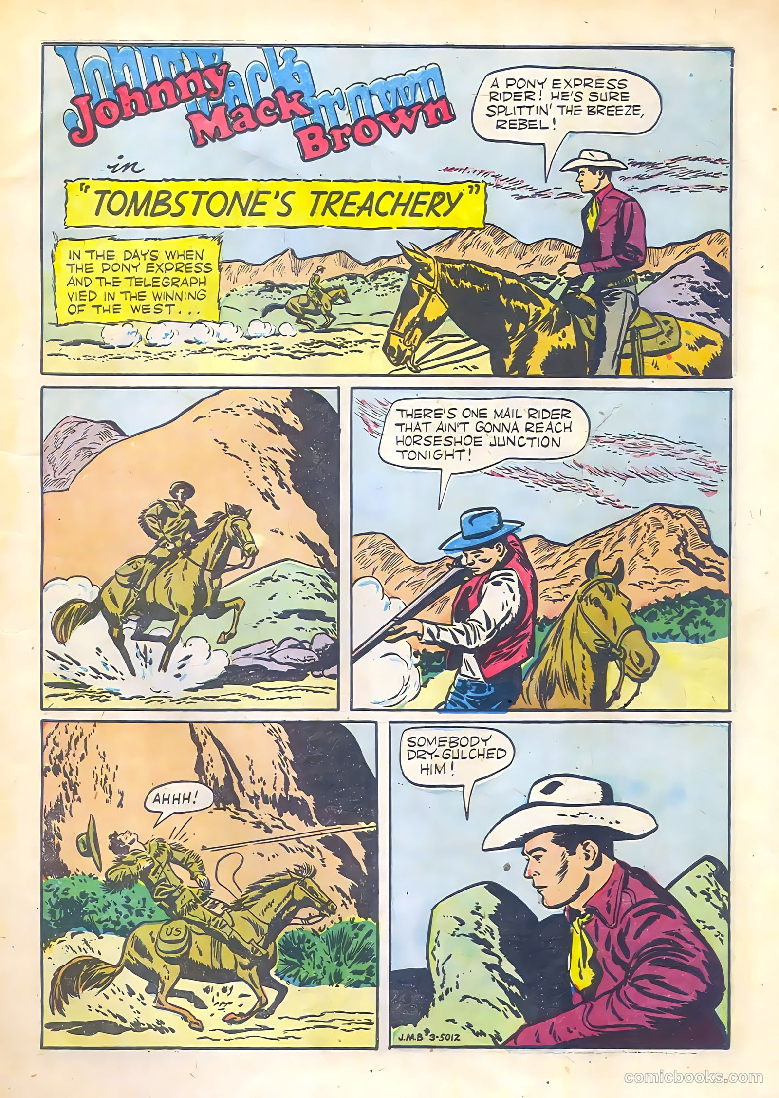 Johnny Mack Brown #3 — page 3 of 52