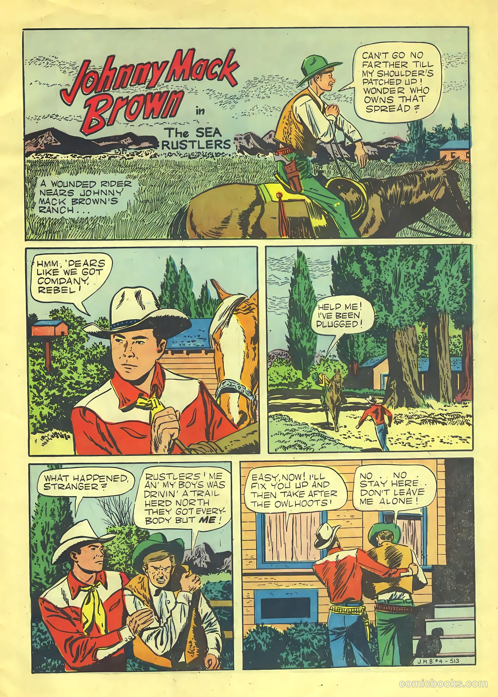 Johnny Mack Brown #4 — page 3 of 36