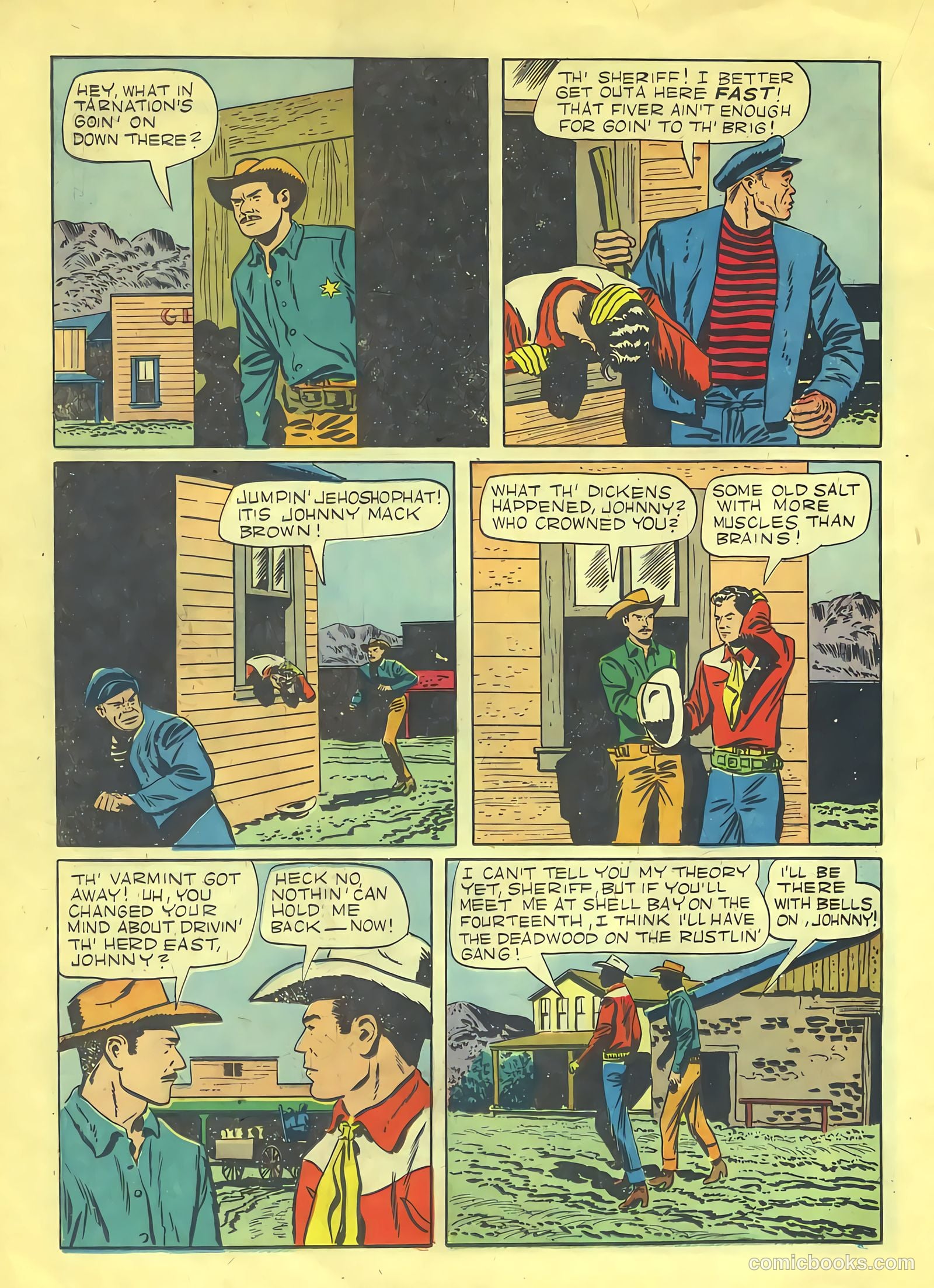 Johnny Mack Brown #4 — page 14 of 36