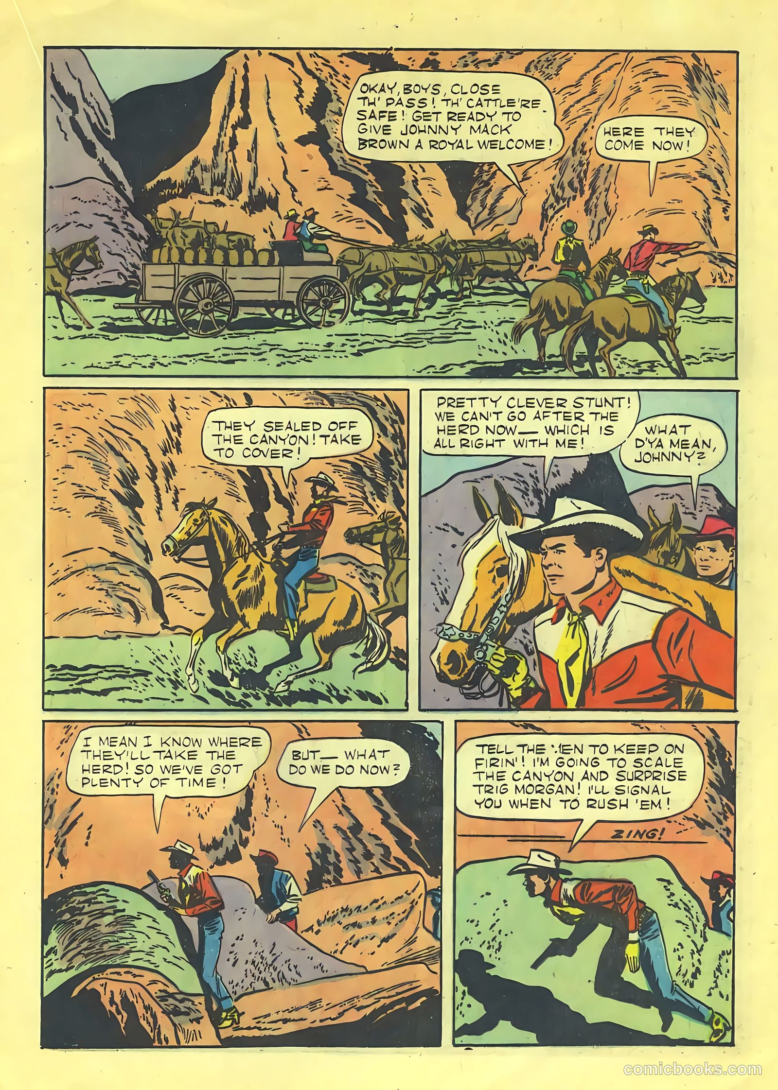 Johnny Mack Brown #4 — page 17 of 36