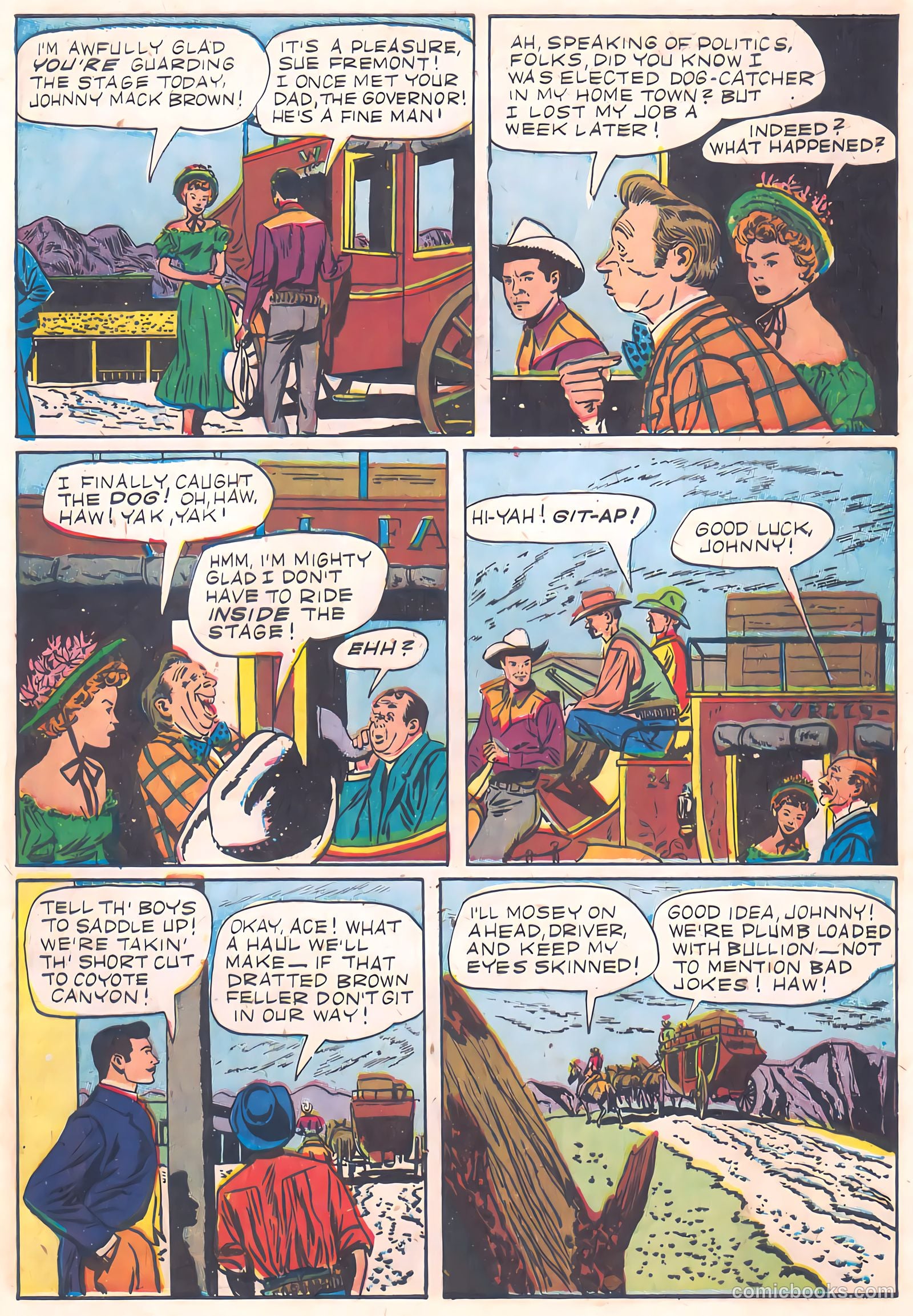 Johnny Mack Brown #5 — page 9 of 36