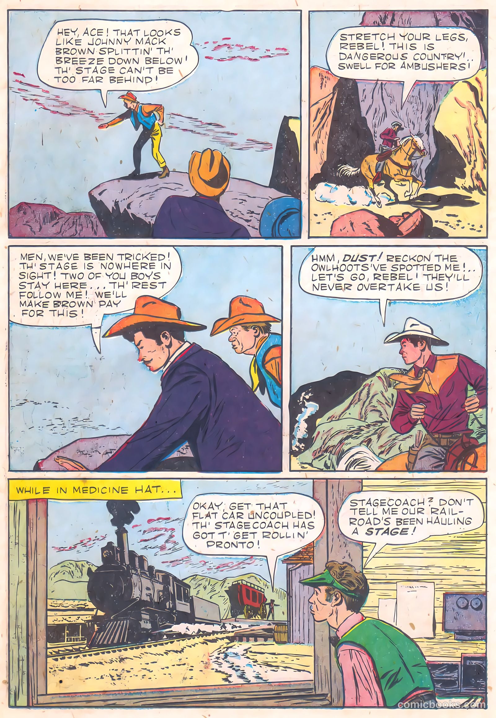 Johnny Mack Brown #5 — page 23 of 36