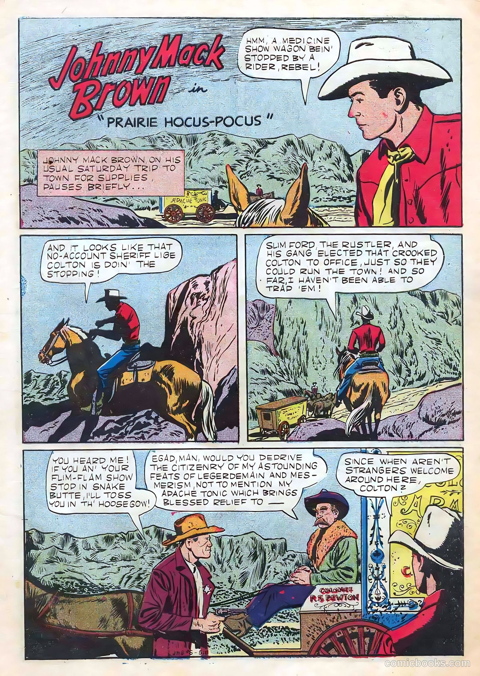 Johnny Mack Brown #6 — page 3 of 36