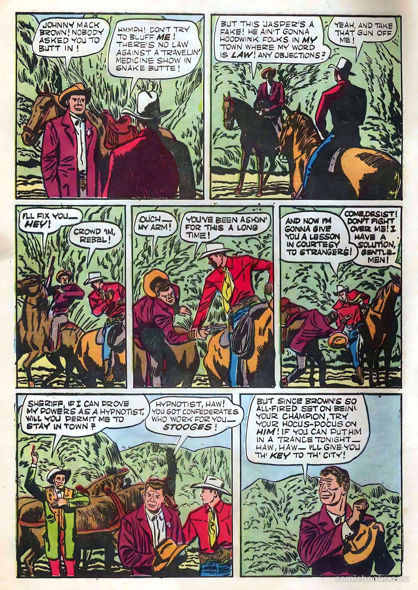 Johnny Mack Brown #6 — page 4 of 36