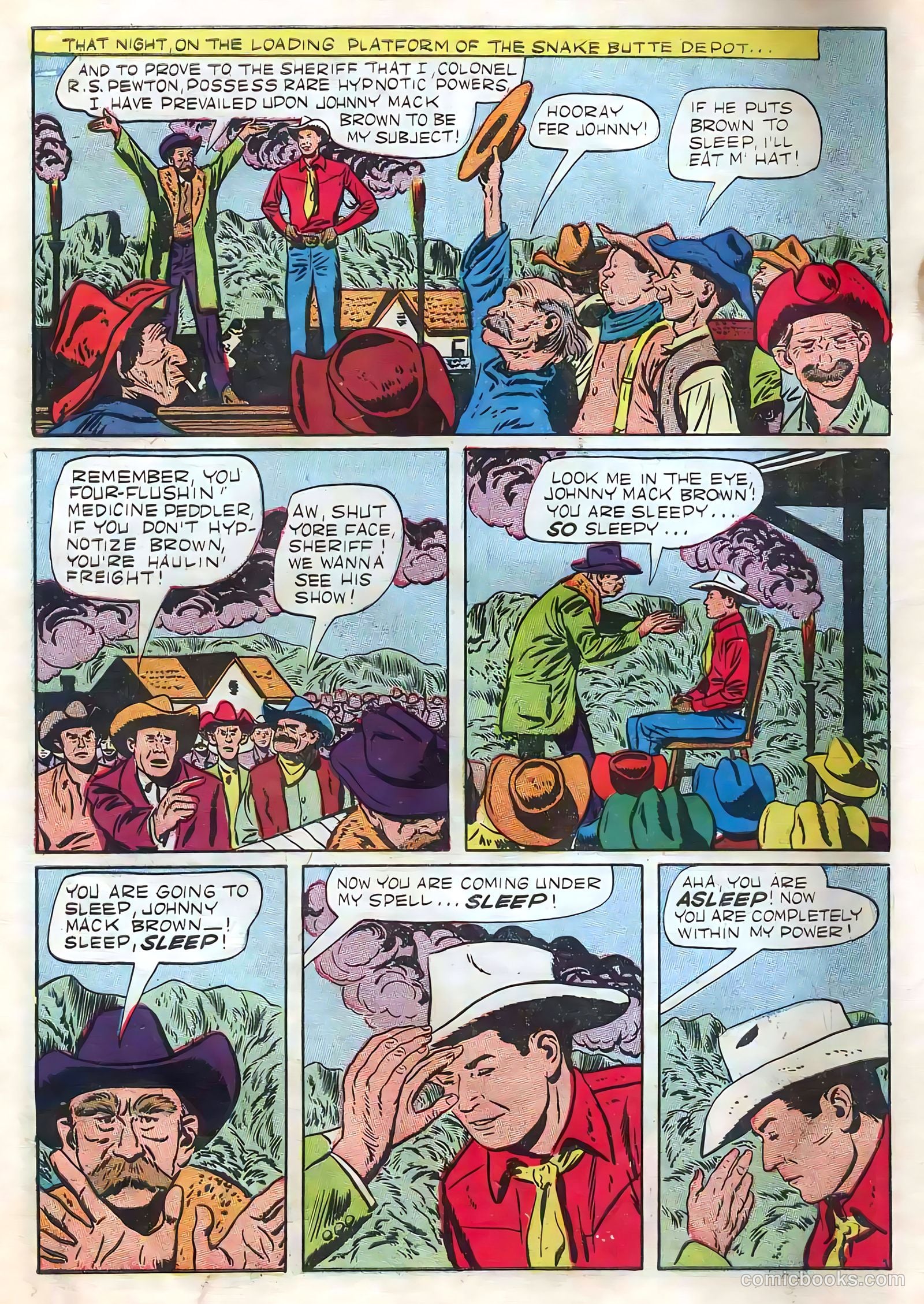 Johnny Mack Brown #6 — page 6 of 36