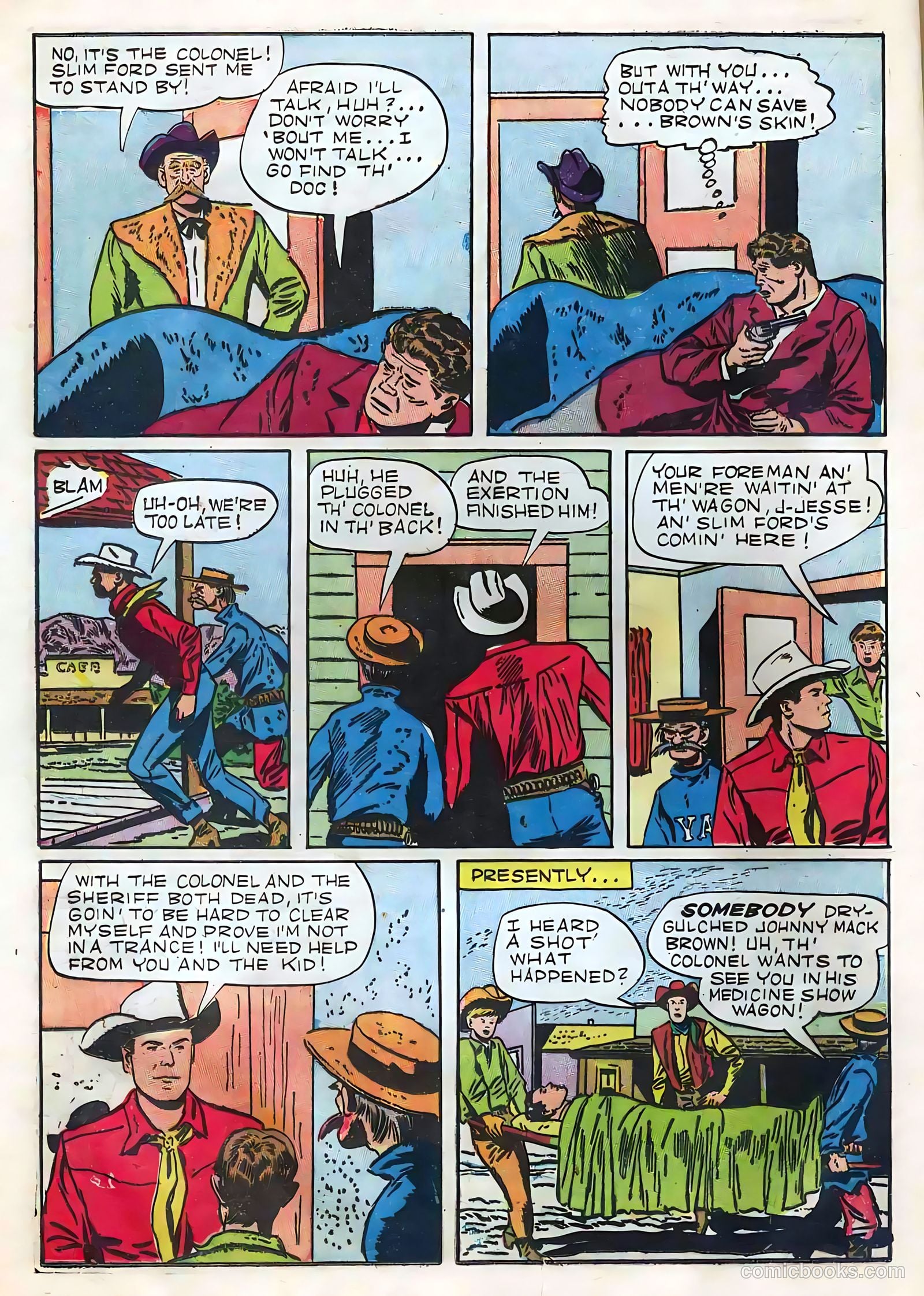 Johnny Mack Brown #6 — page 16 of 36