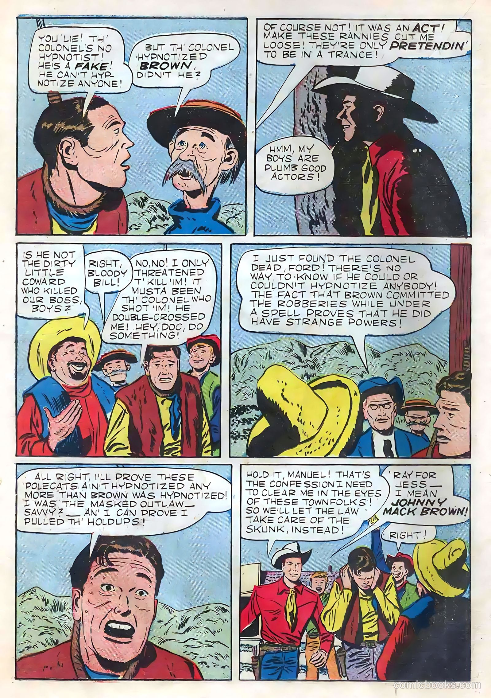 Johnny Mack Brown #6 — page 18 of 36