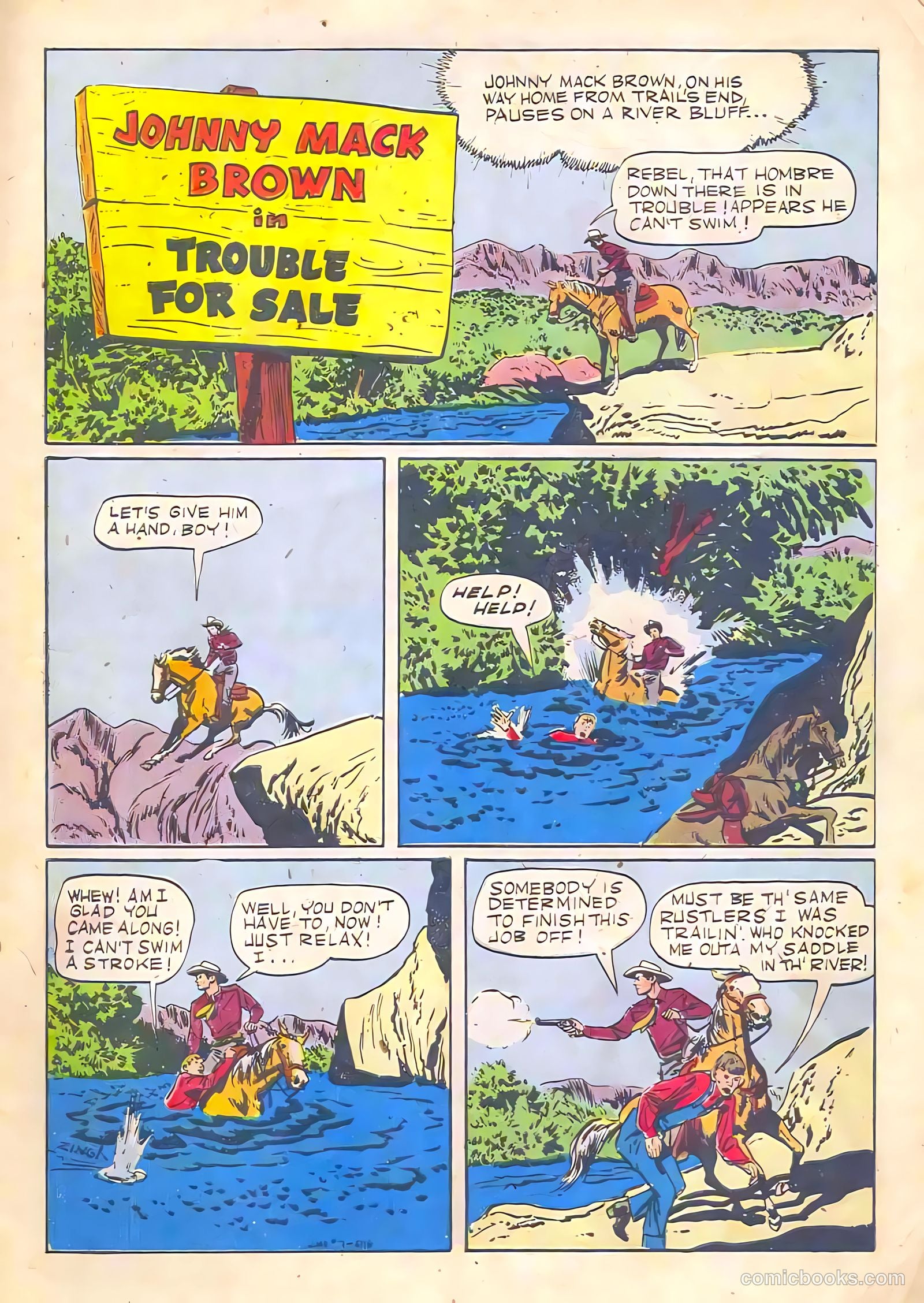 Johnny Mack Brown #7 — page 3 of 36