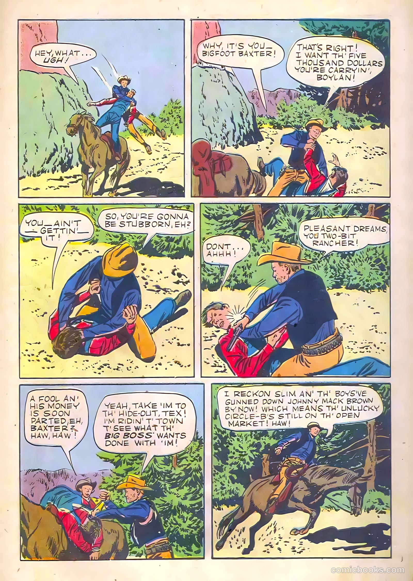Johnny Mack Brown #7 — page 7 of 36