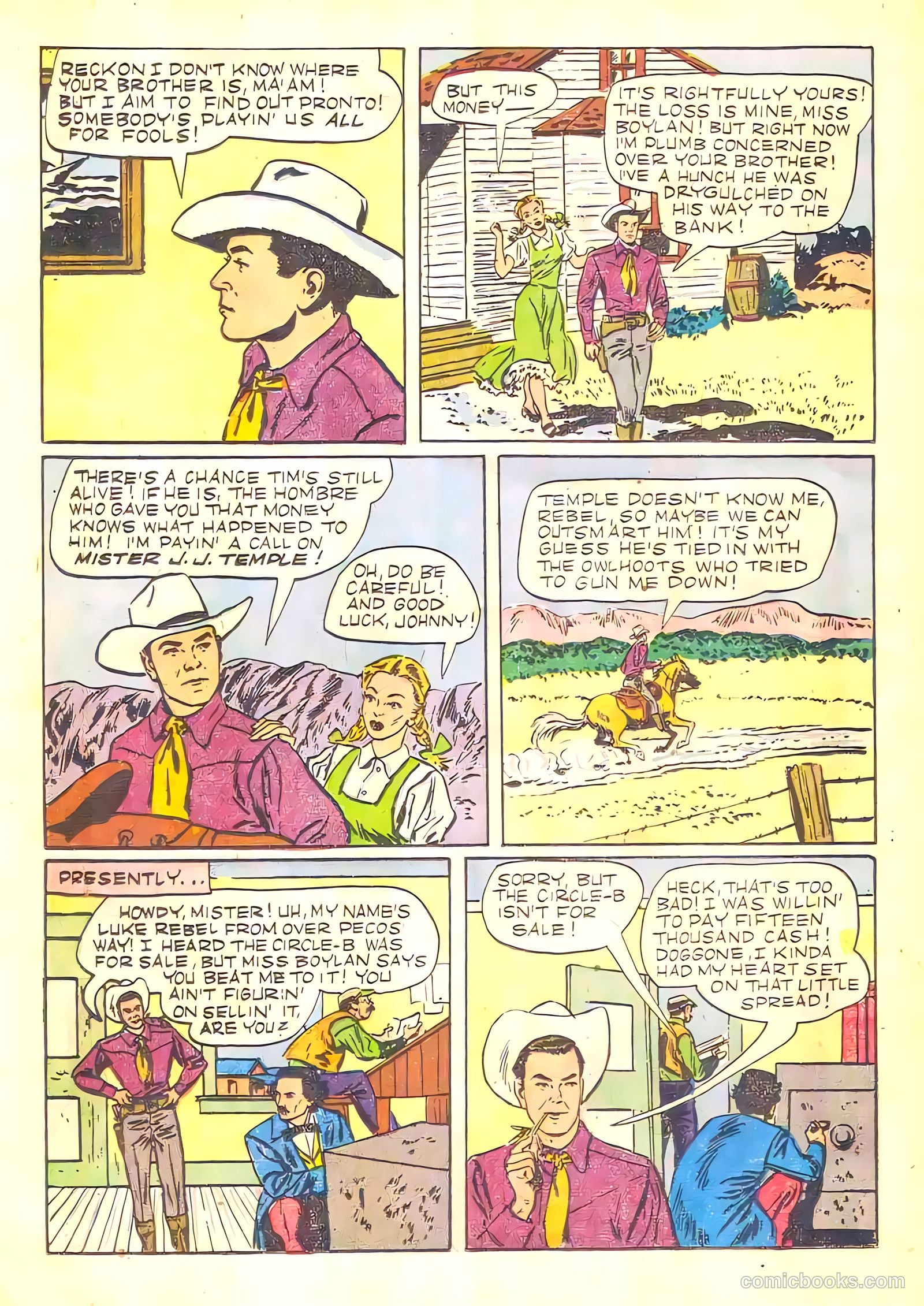 Johnny Mack Brown #7 — page 12 of 36