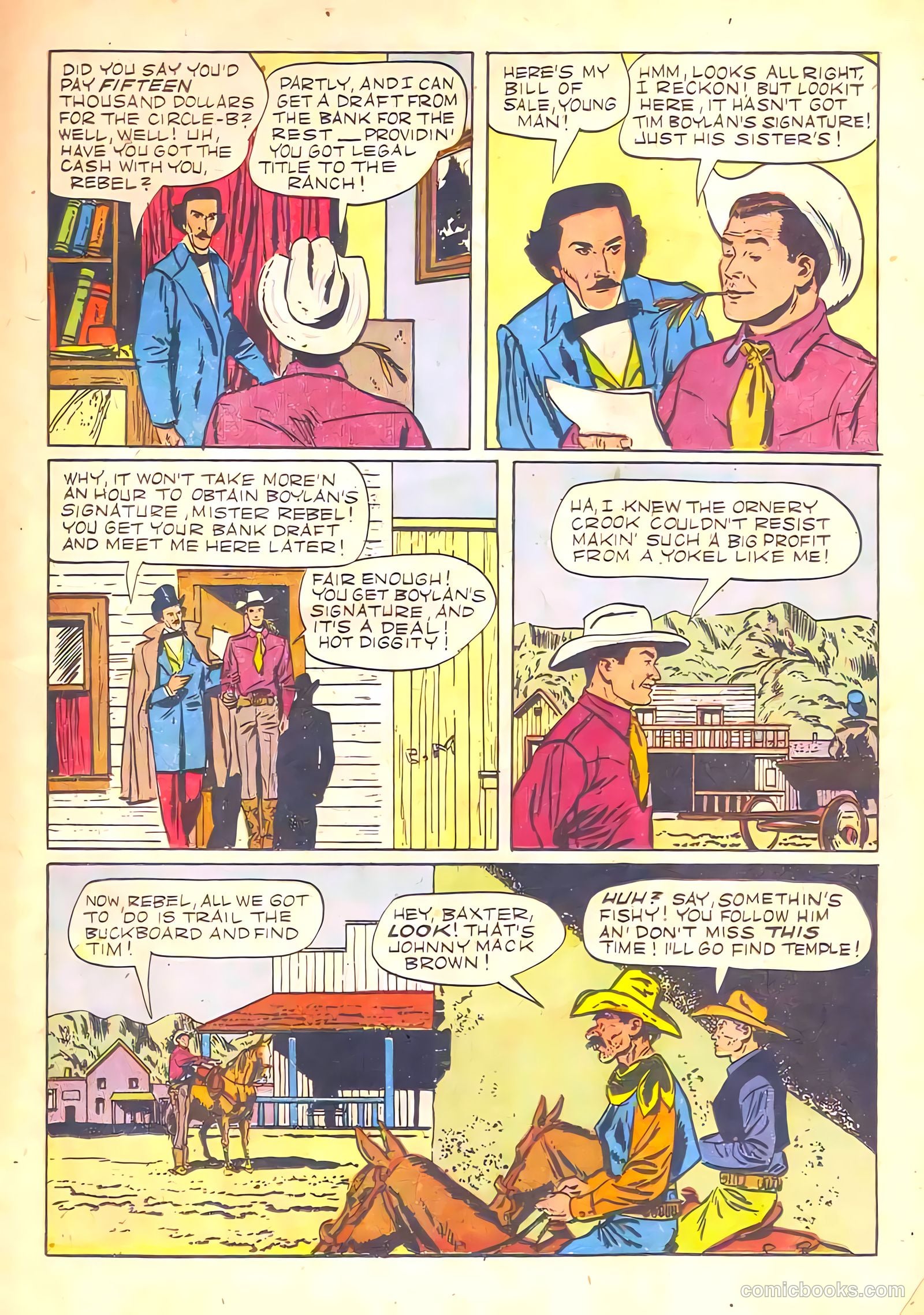 Johnny Mack Brown #7 — page 13 of 36