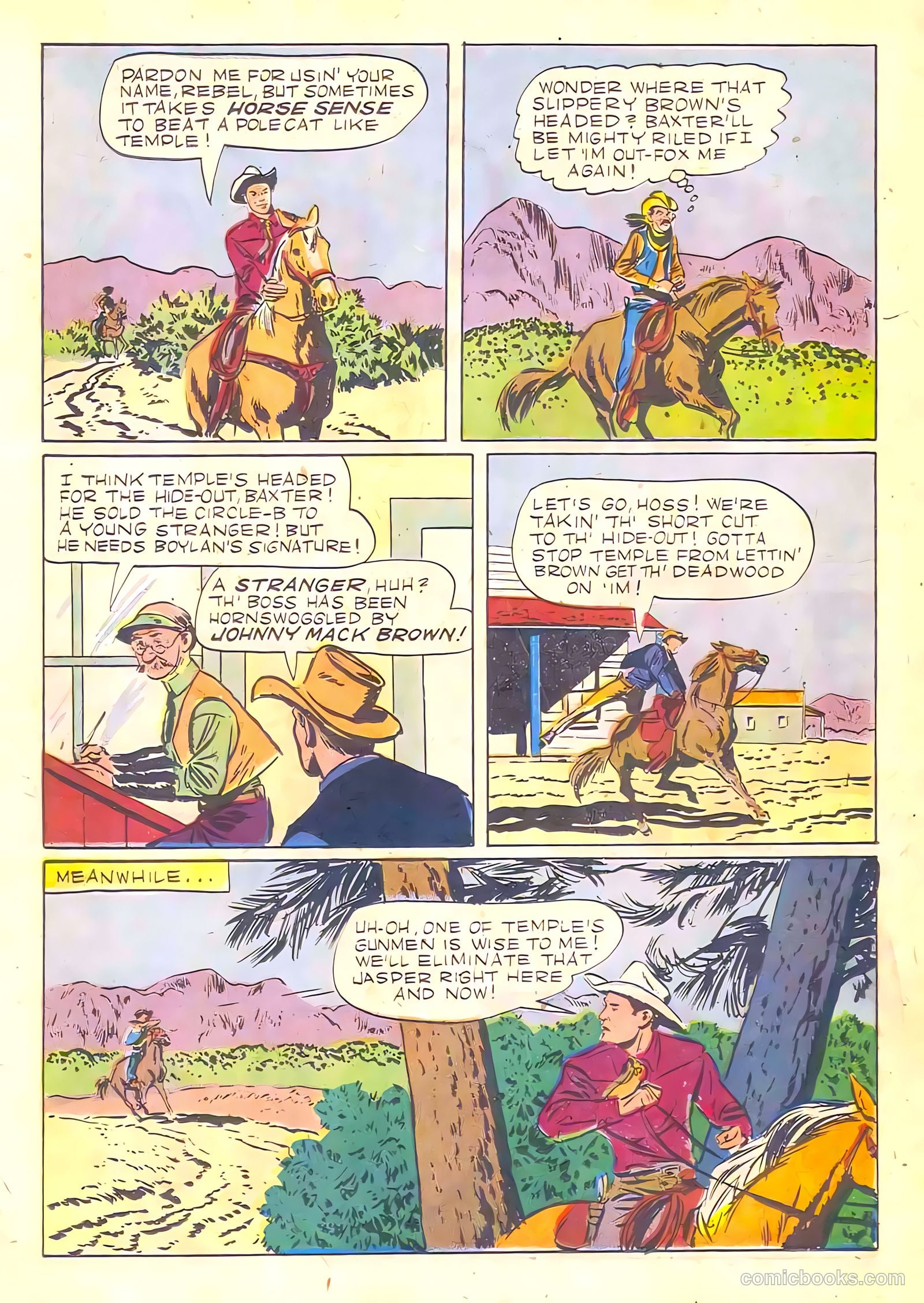 Johnny Mack Brown #7 — page 14 of 36