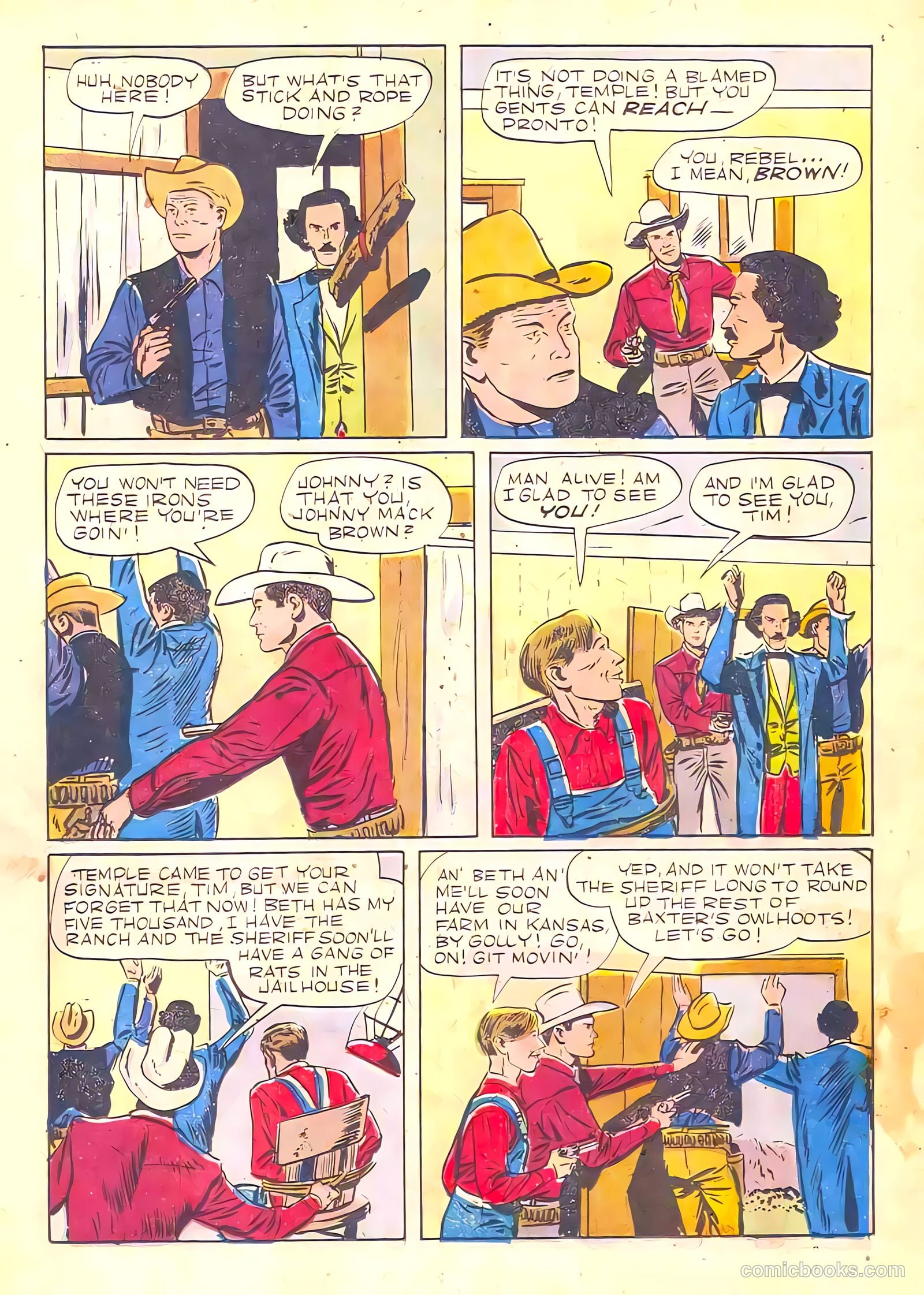 Johnny Mack Brown #7 — page 18 of 36