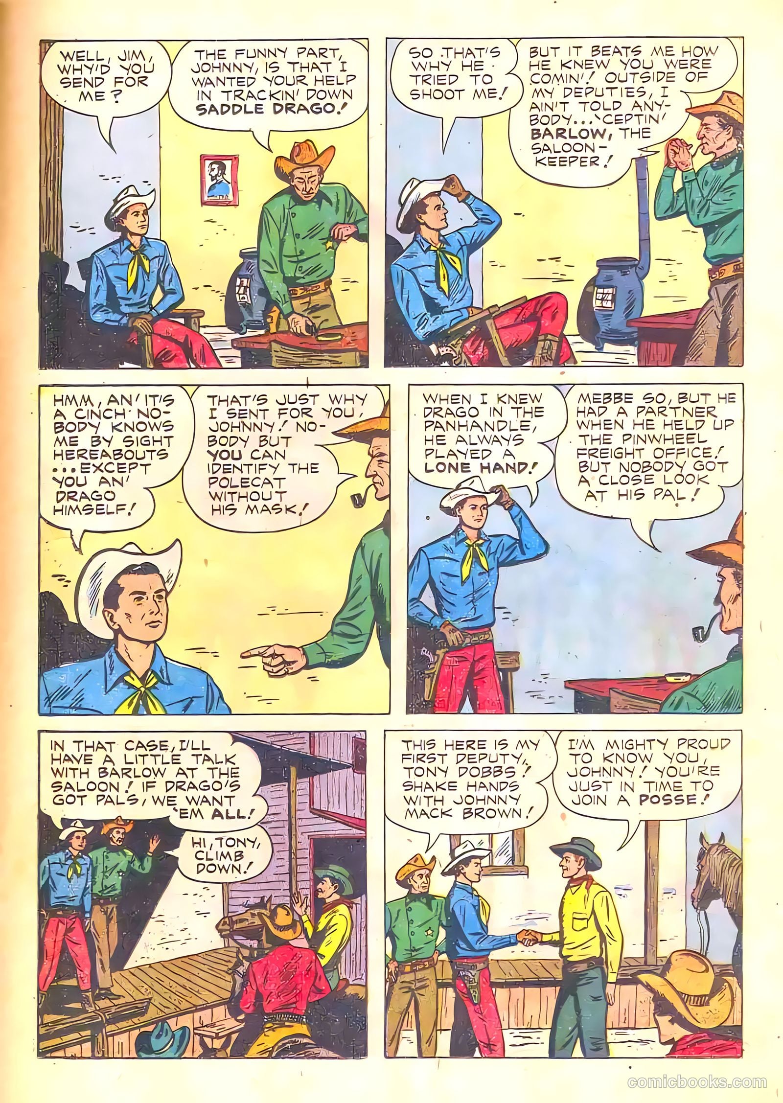Johnny Mack Brown #7 — page 21 of 36
