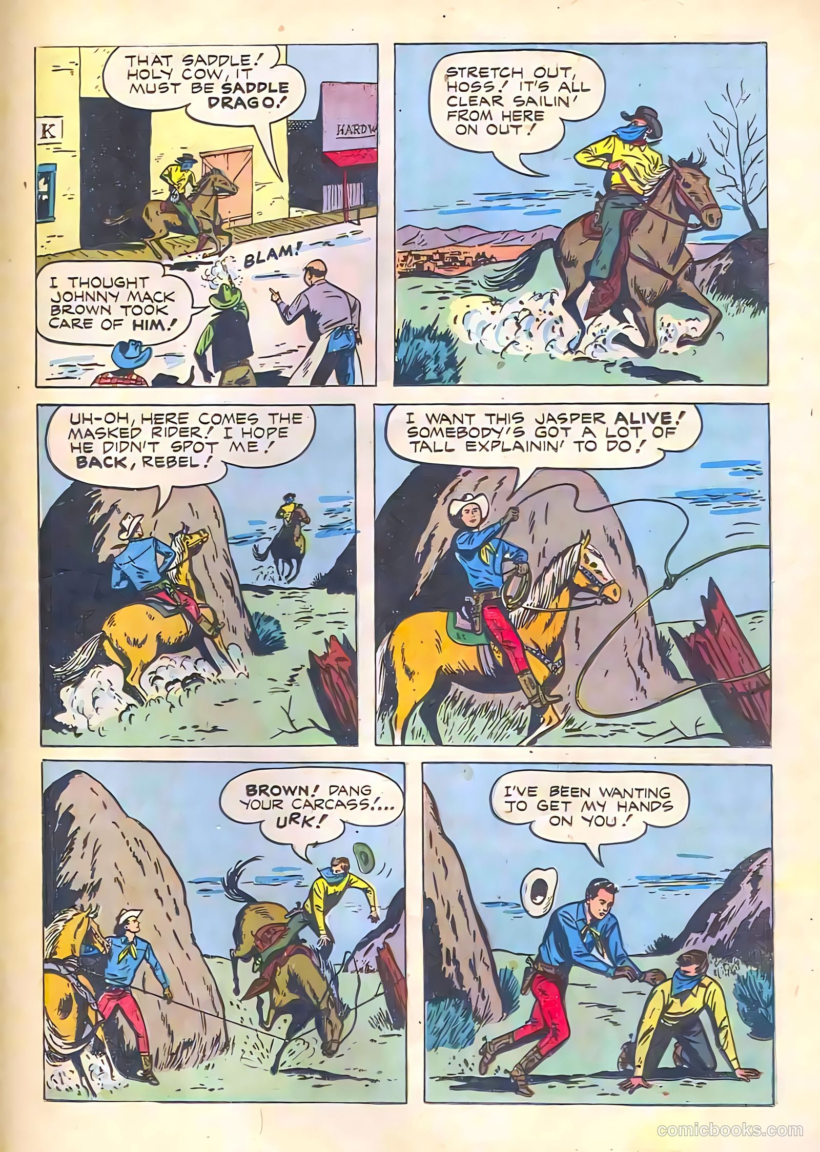 Johnny Mack Brown #7 — page 25 of 36