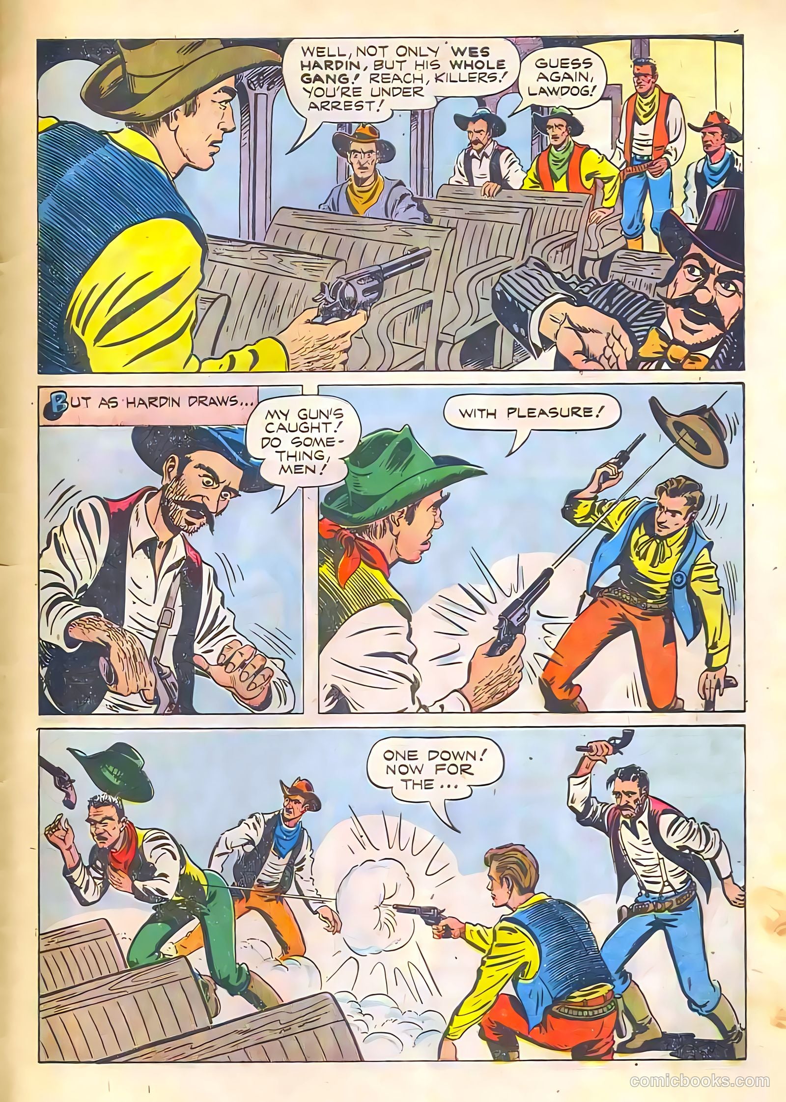 Johnny Mack Brown #7 — page 33 of 36