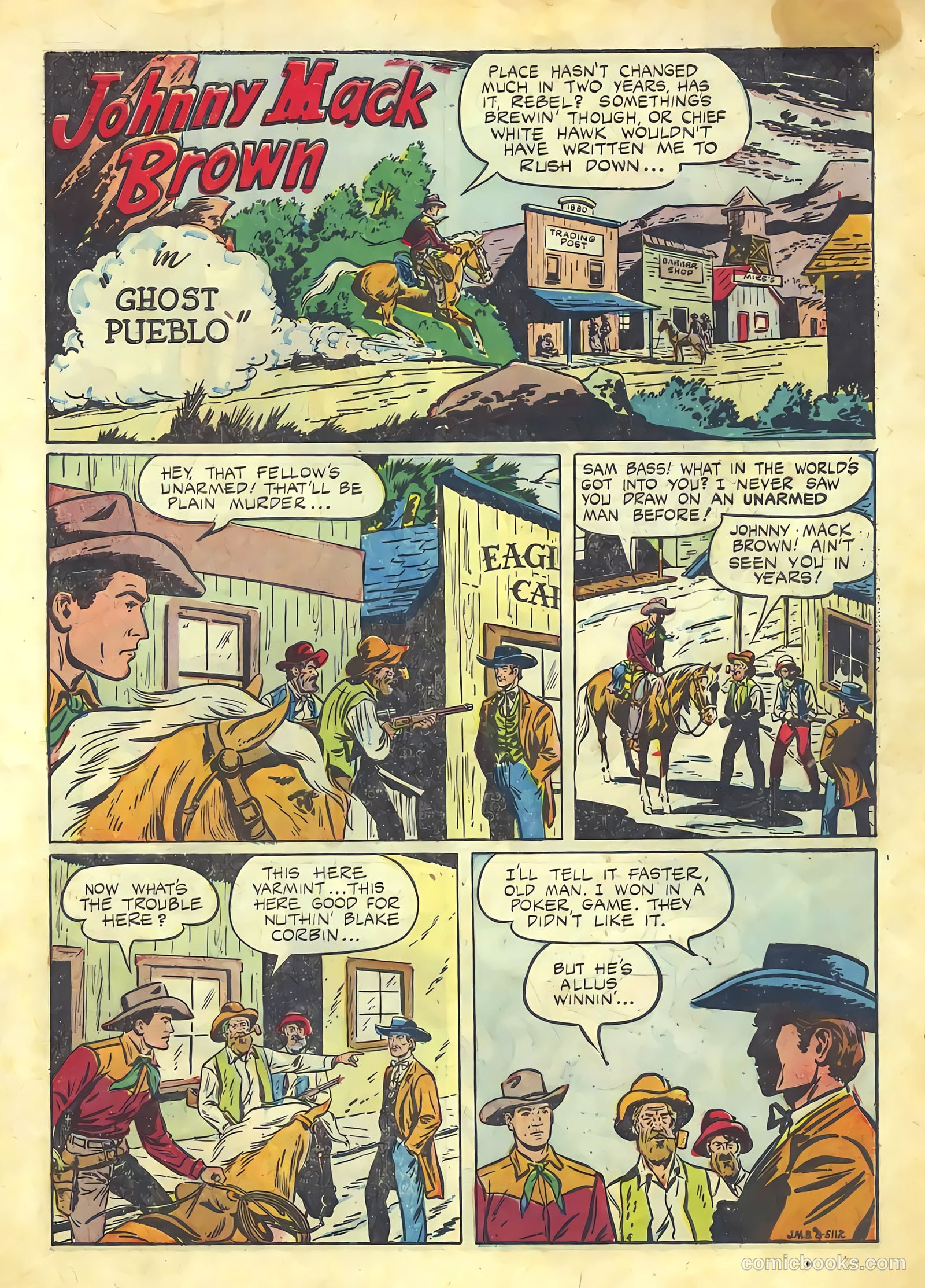 Johnny Mack Brown #8 — page 3 of 36