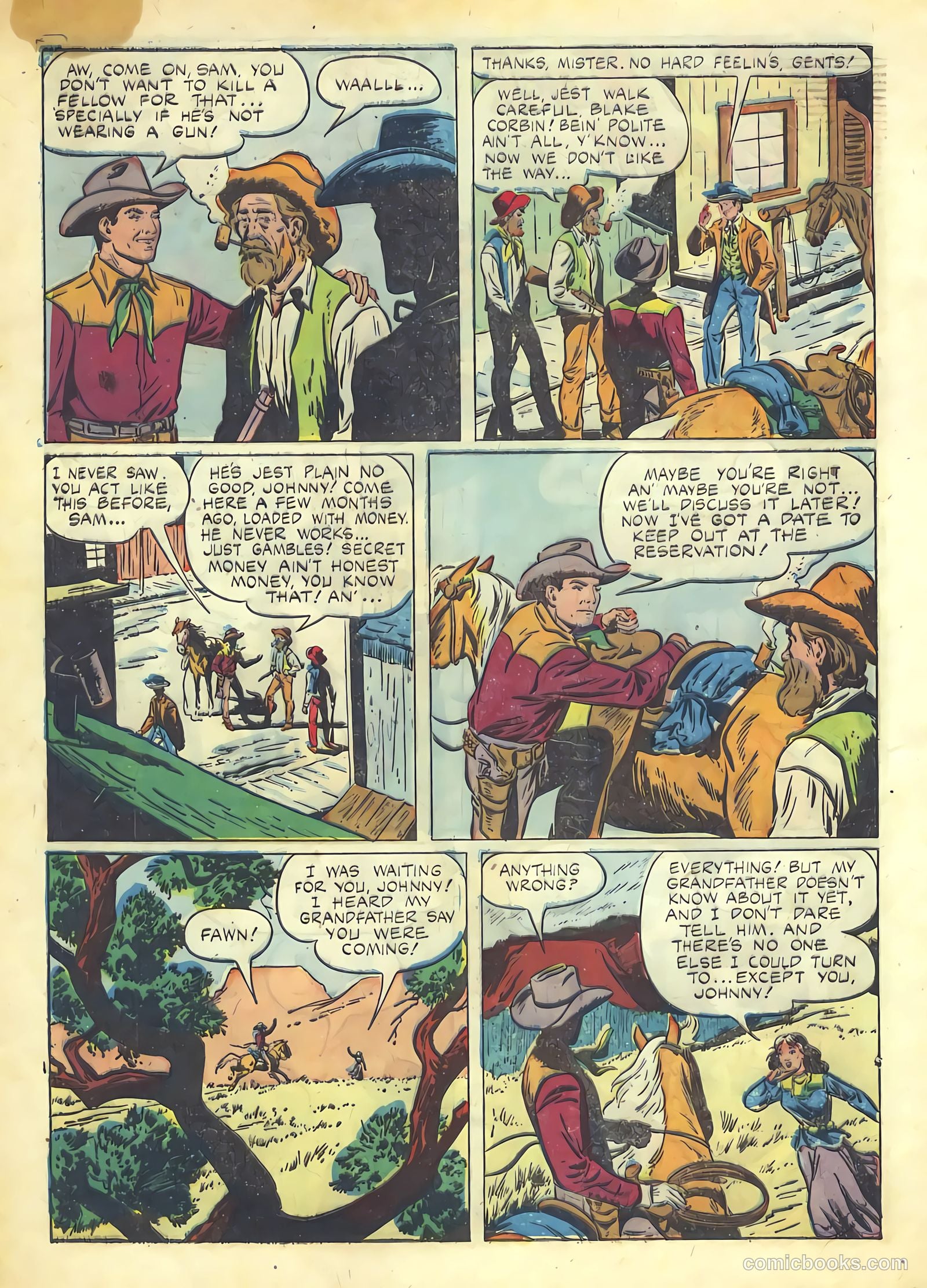 Johnny Mack Brown #8 — page 4 of 36