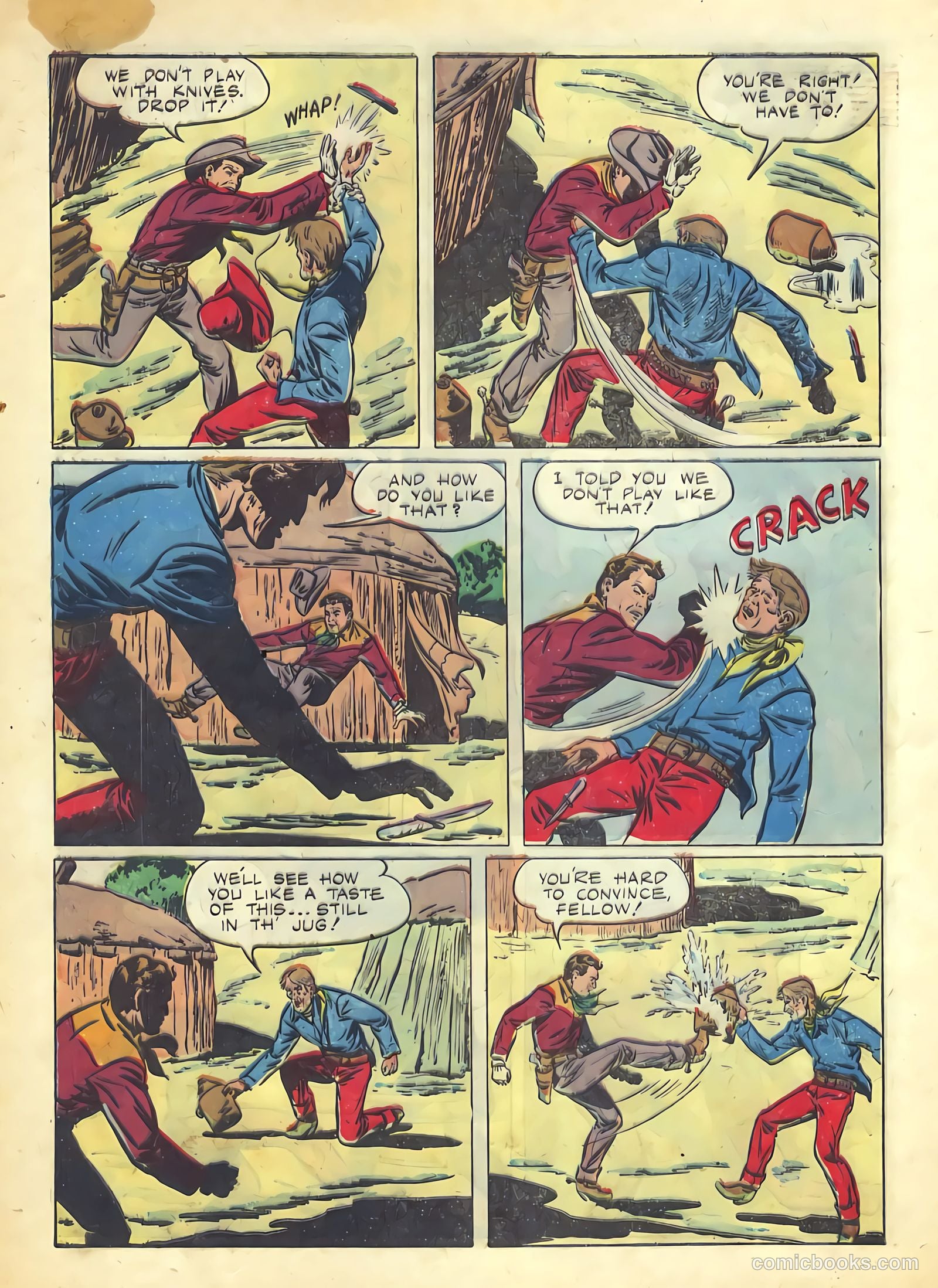 Johnny Mack Brown #8 — page 8 of 36