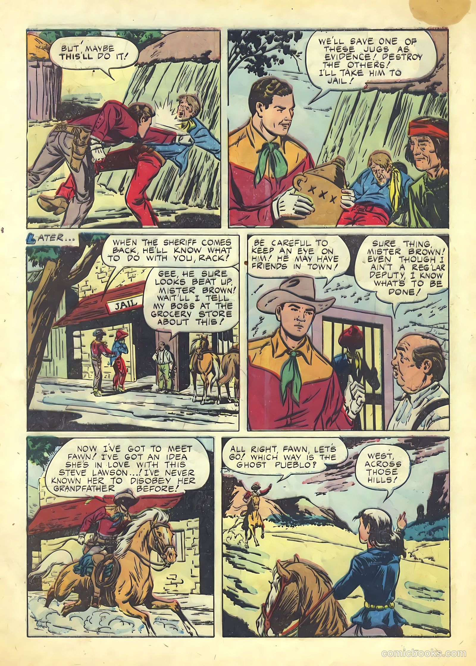 Johnny Mack Brown #8 — page 9 of 36
