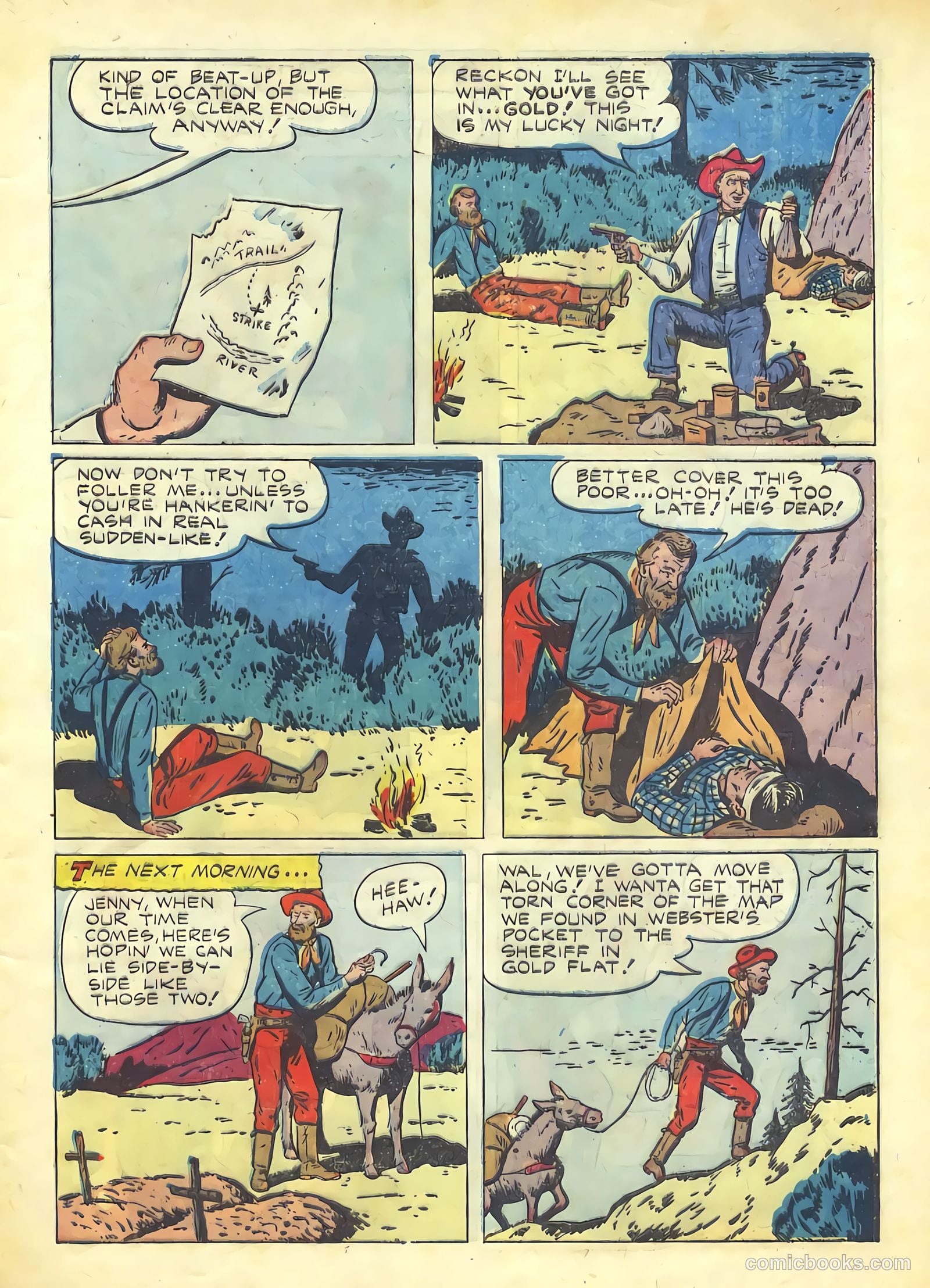 Johnny Mack Brown #8 — page 33 of 36