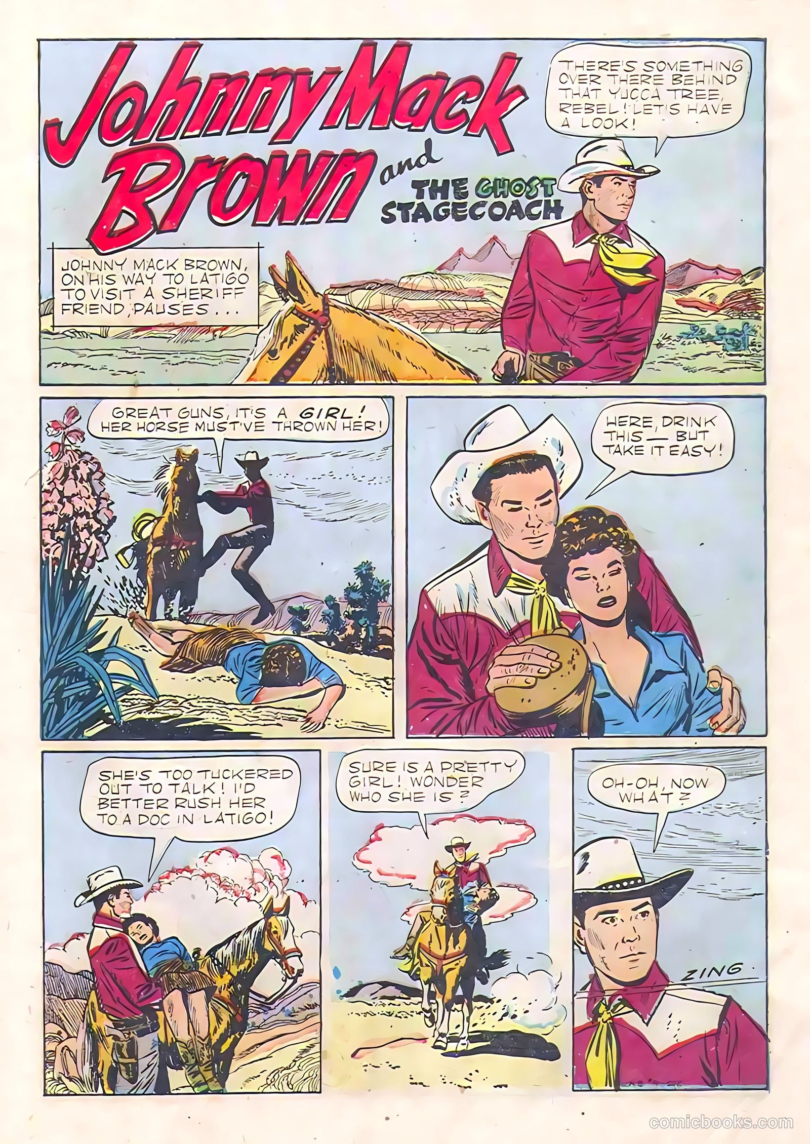 Johnny Mack Brown #9 — page 3 of 36