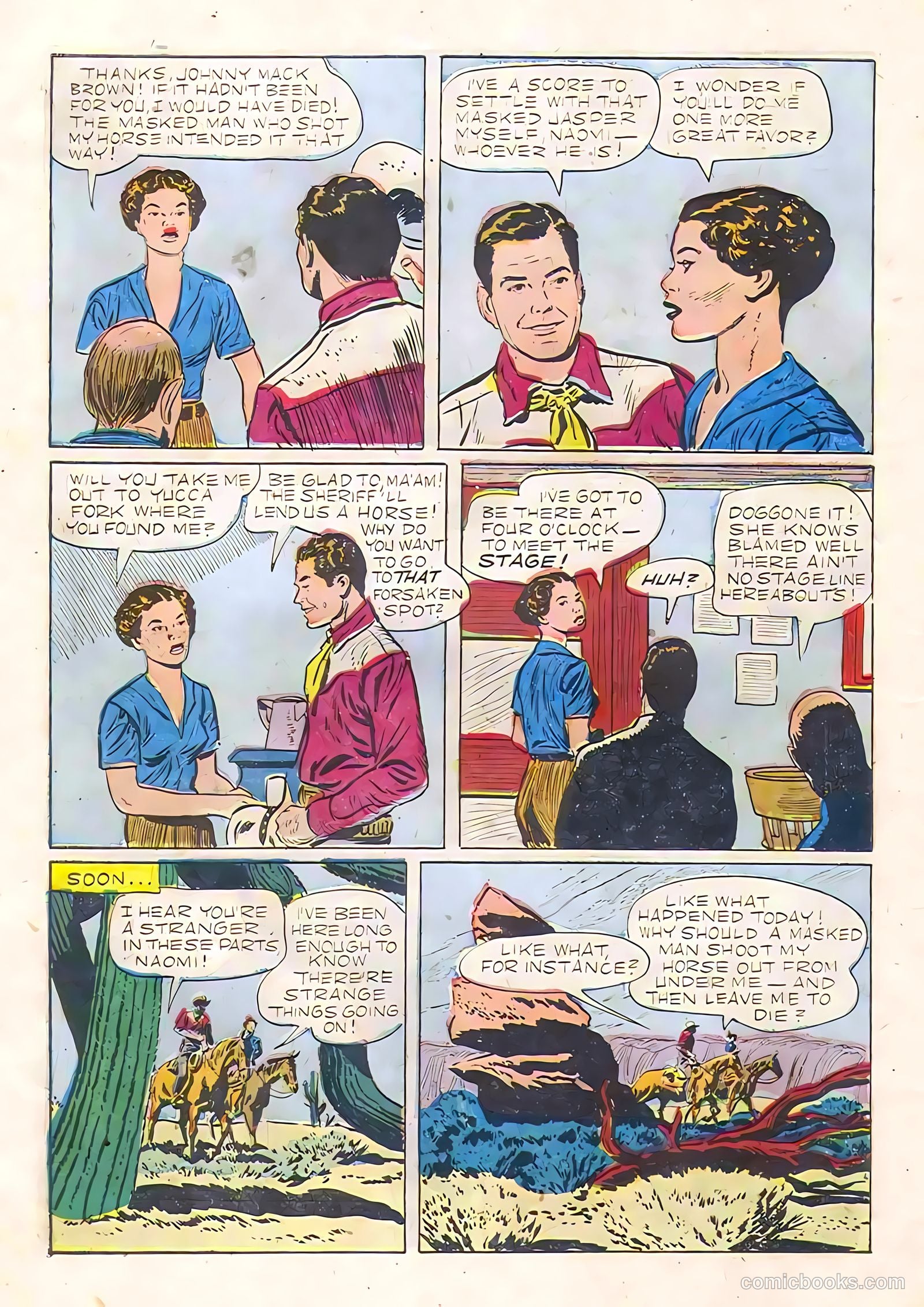 Johnny Mack Brown #9 — page 6 of 36